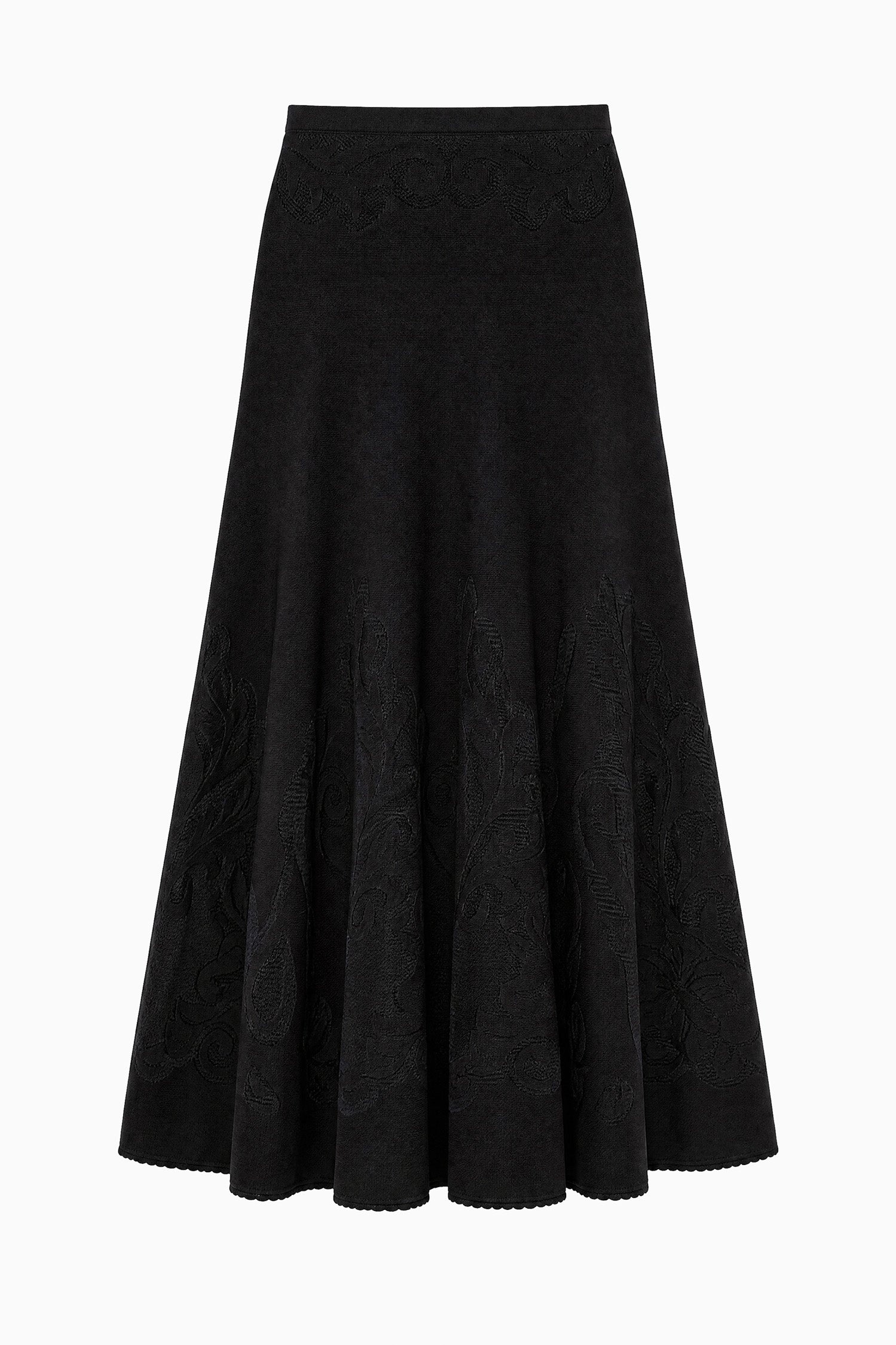 Ulla Johnson Gonna midi Rosina in maglia - Noir