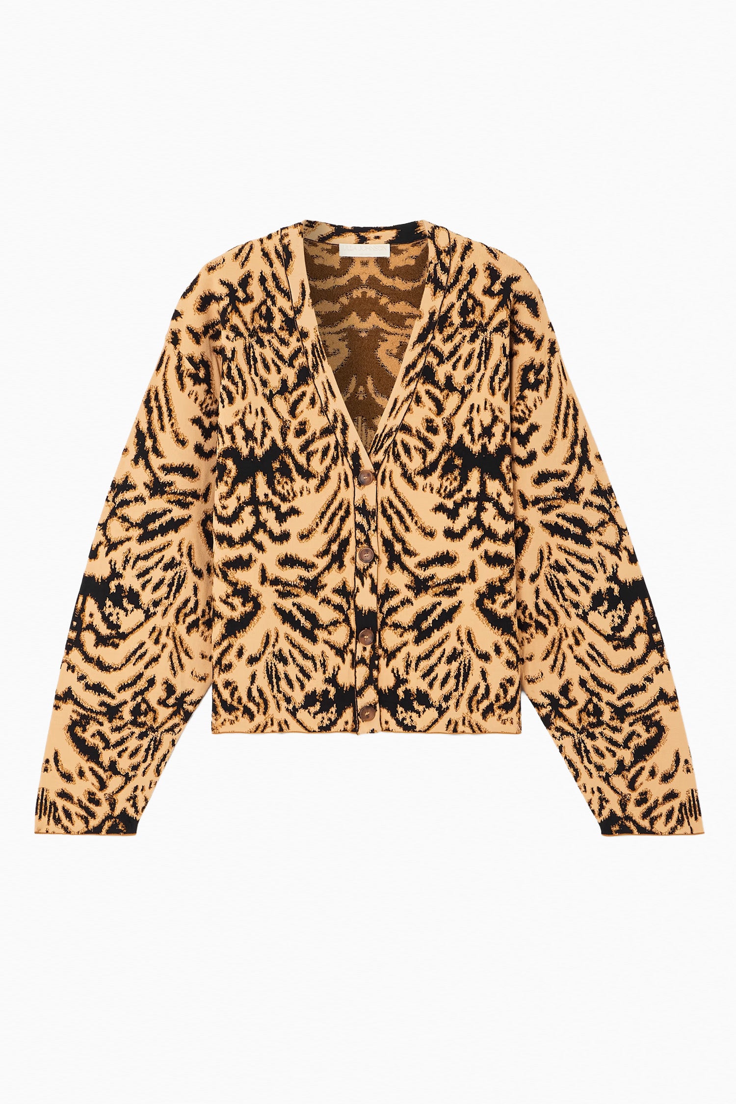 Payton Jacquard Knit Cardigan - Bengal