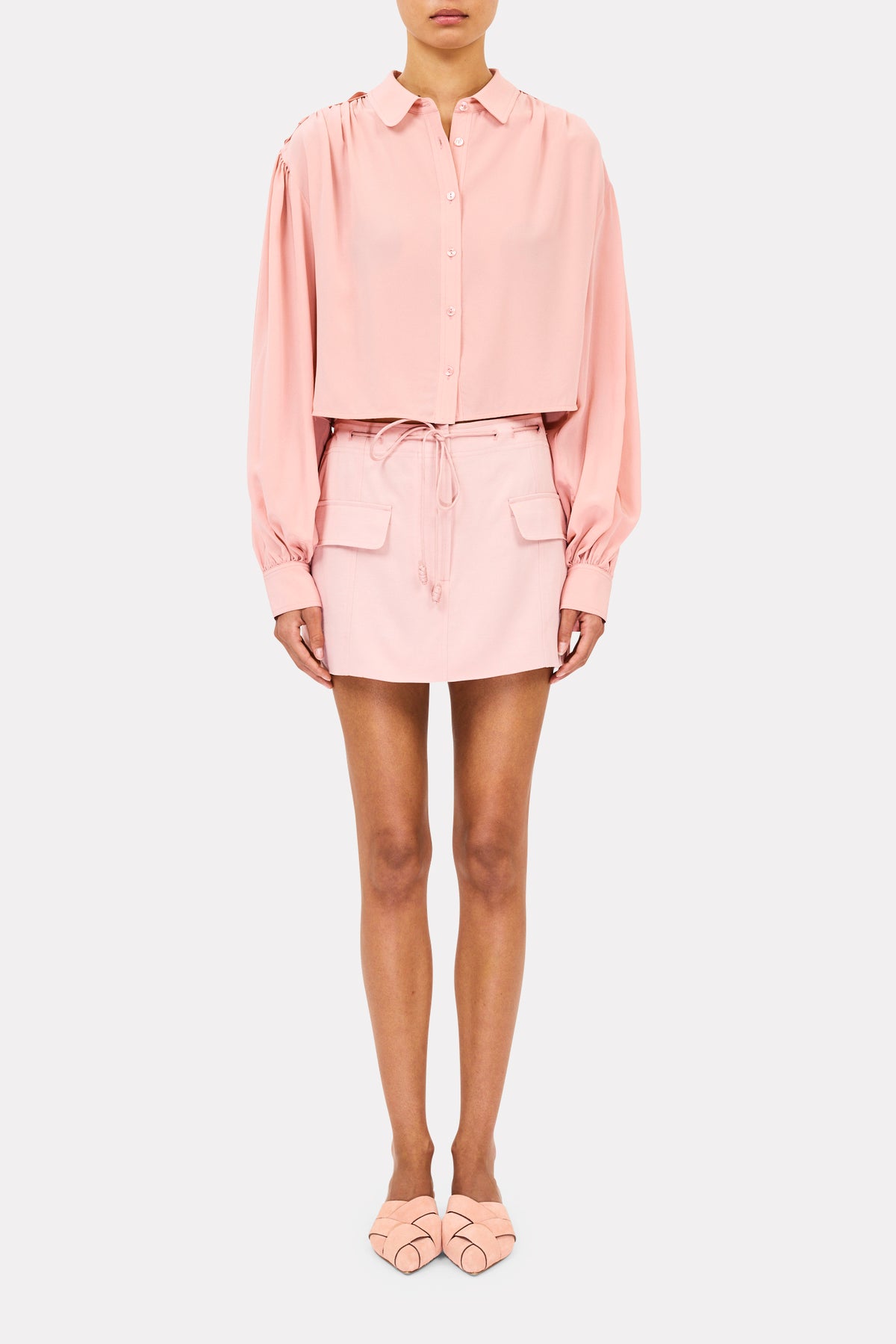 Chemisier Court Fiore - Pivoine