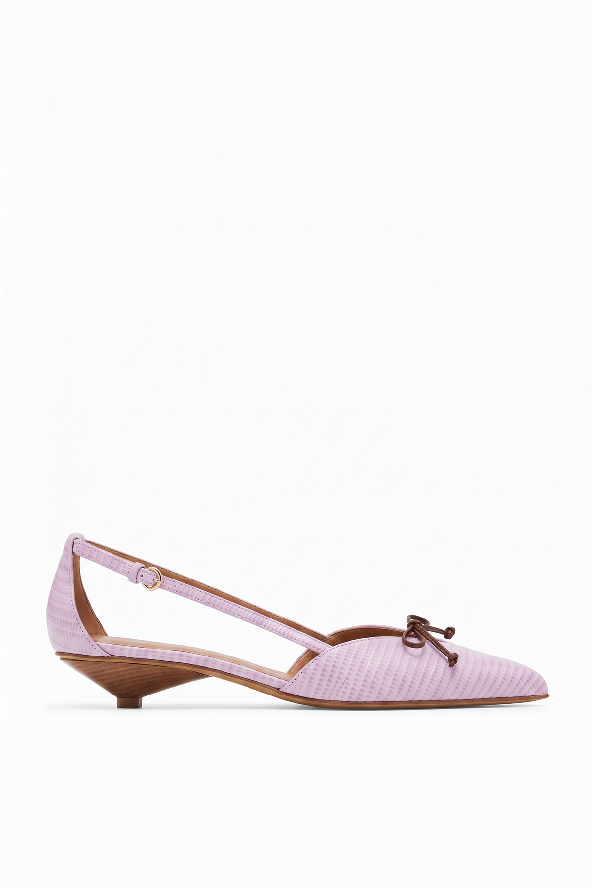 Strik Kitten Hak Slingback - Lila