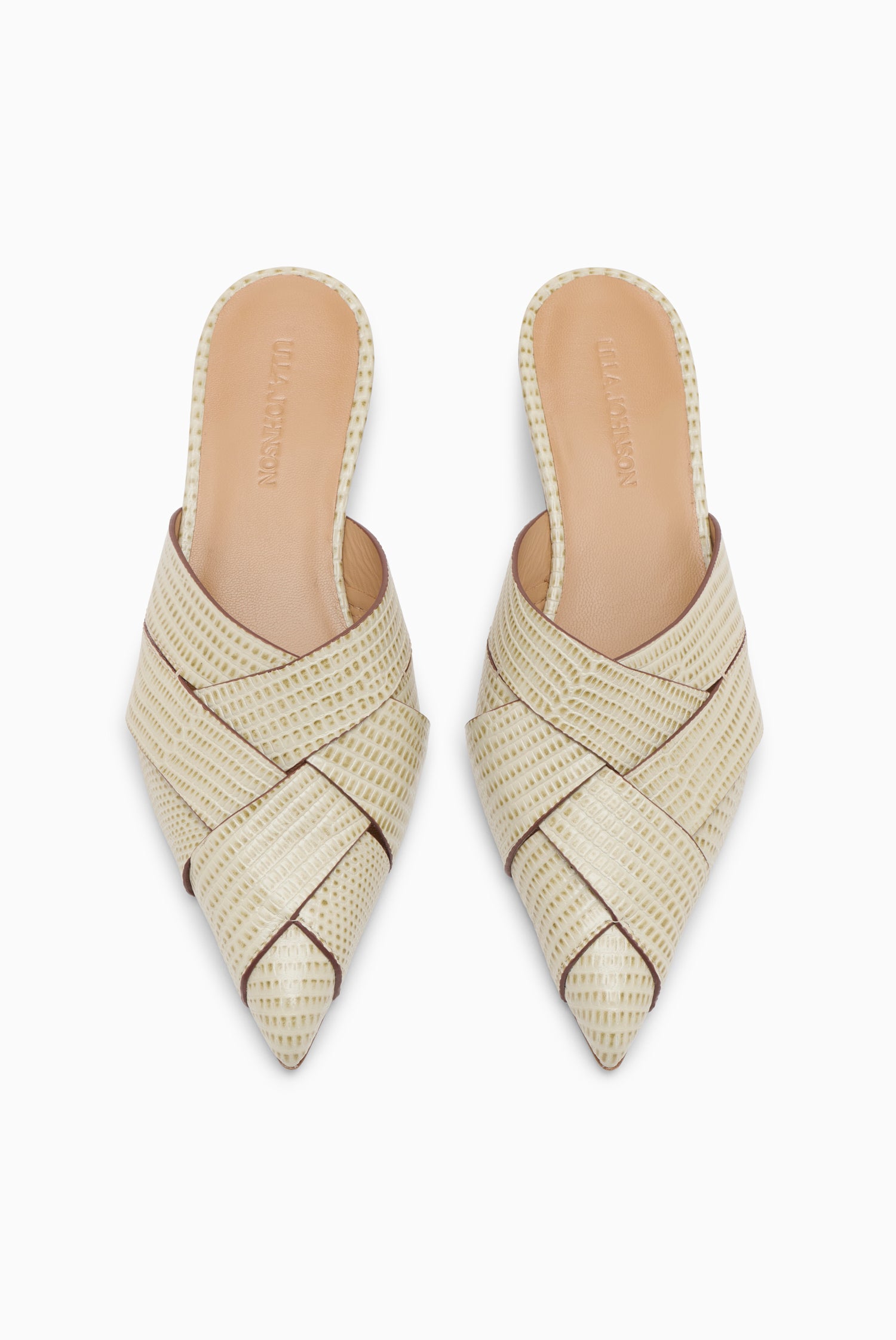 Ulla Johnson Mule kitten heel Charlotte - Olive