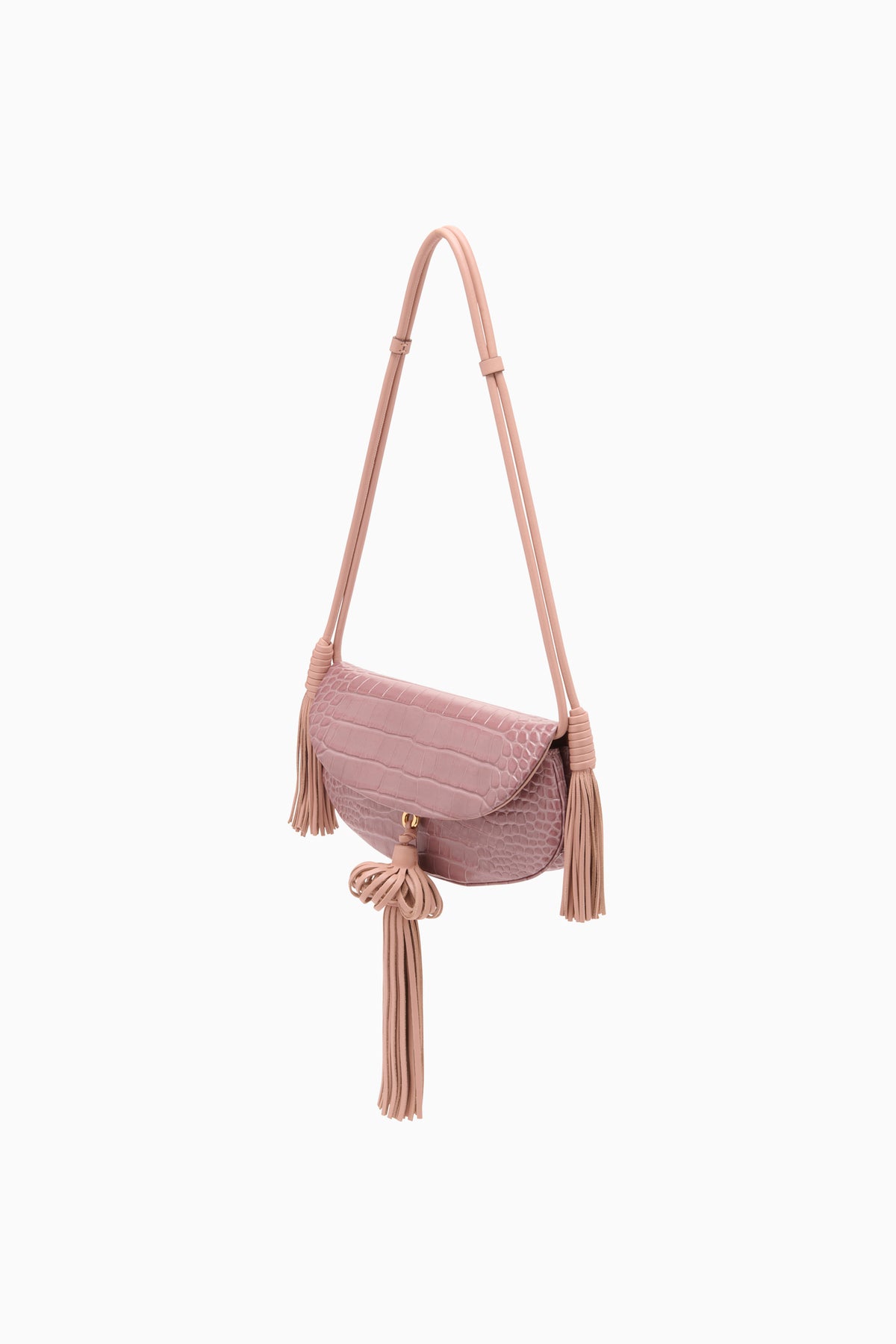 Paloma Tas Met Flap En Kwastjes - Rosa