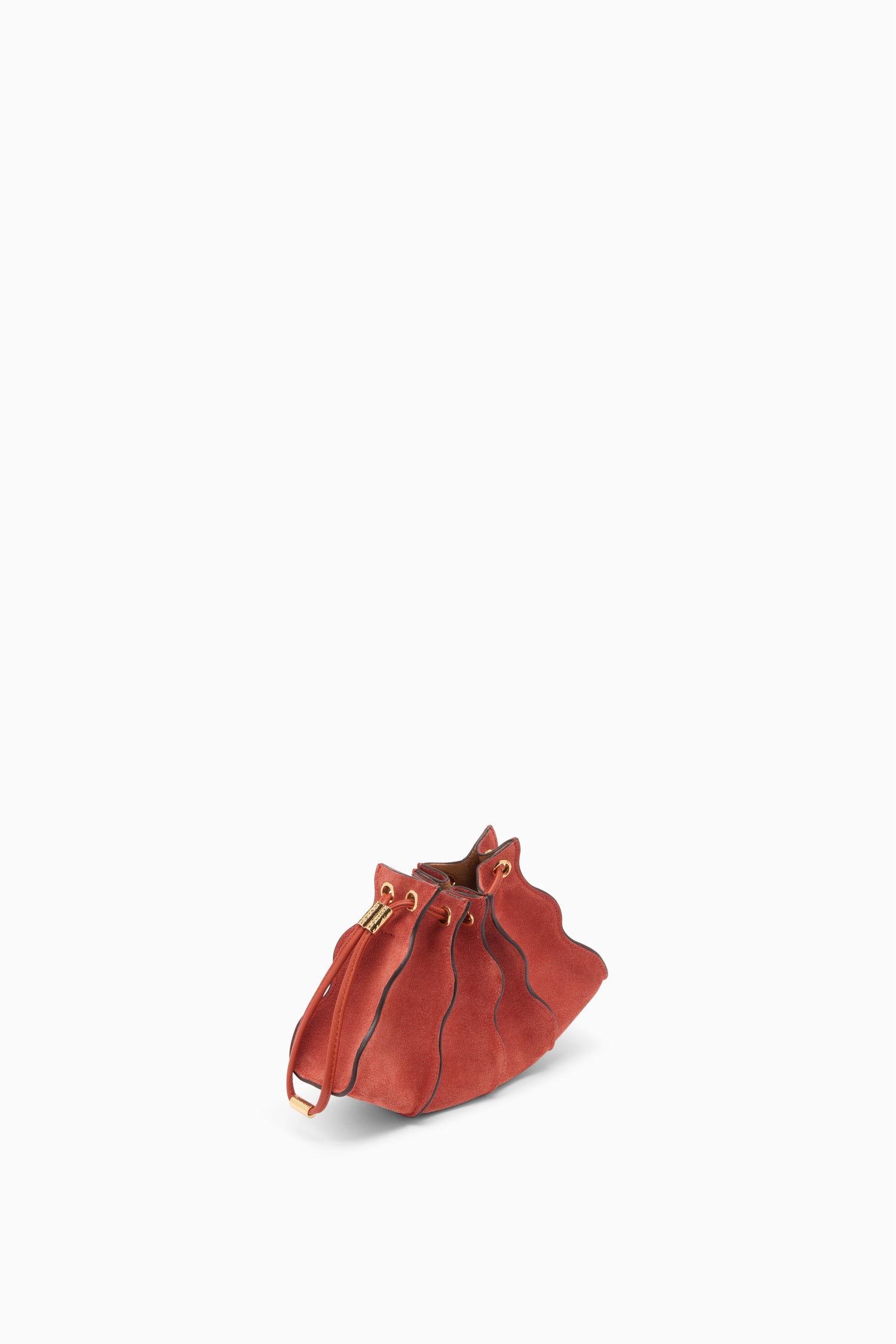 Ulla Johnson Adria kleine crossbody met ketting - Terracotta