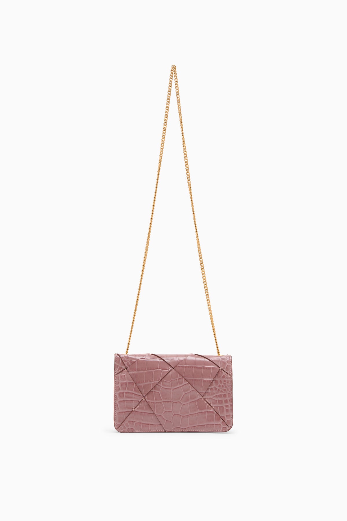 BolsoCharlotte con solapa y cadena - Rosa
