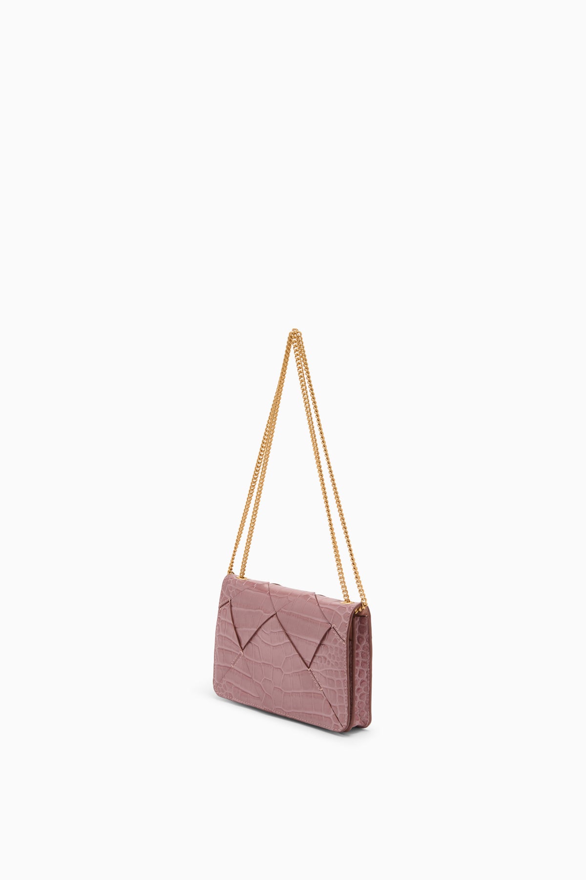 BolsoCharlotte con solapa y cadena - Rosa