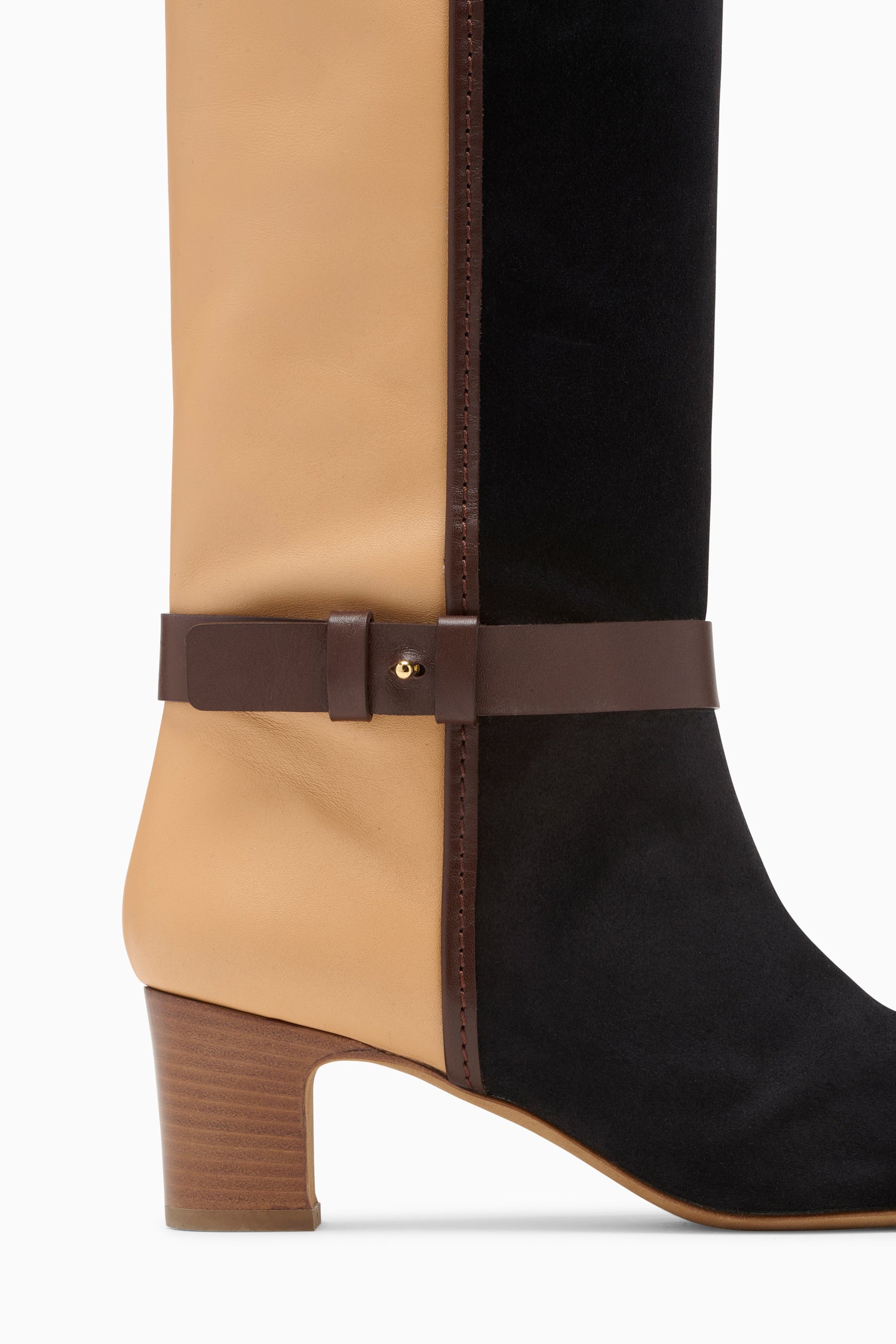 Kiki Patchwork Boot - Almond Mixte