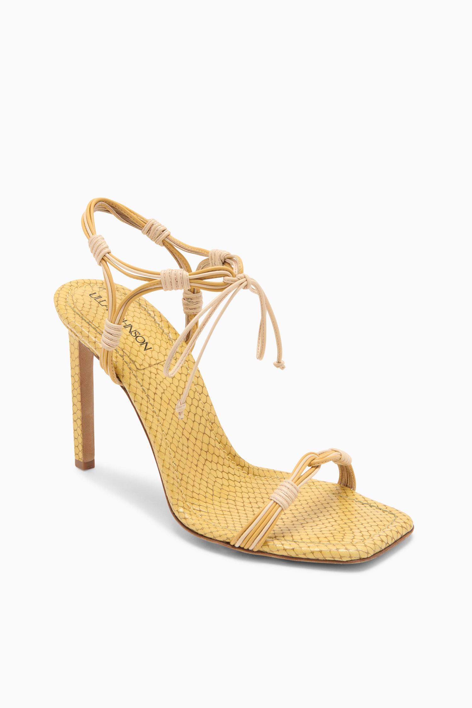 Aris Novel Strap High Heel - Lotus