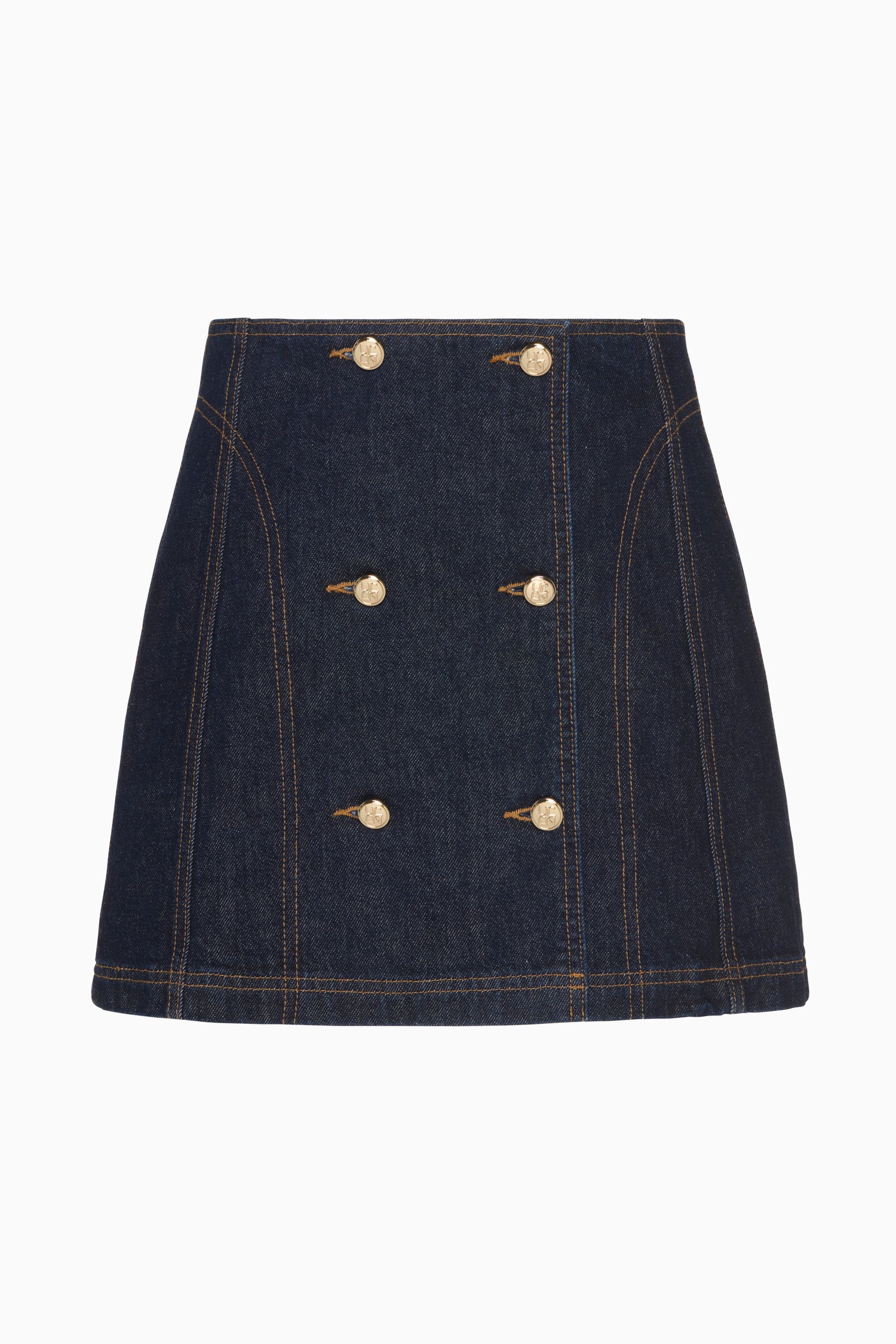 The Clara Mini Denim Skirt - Tigris
