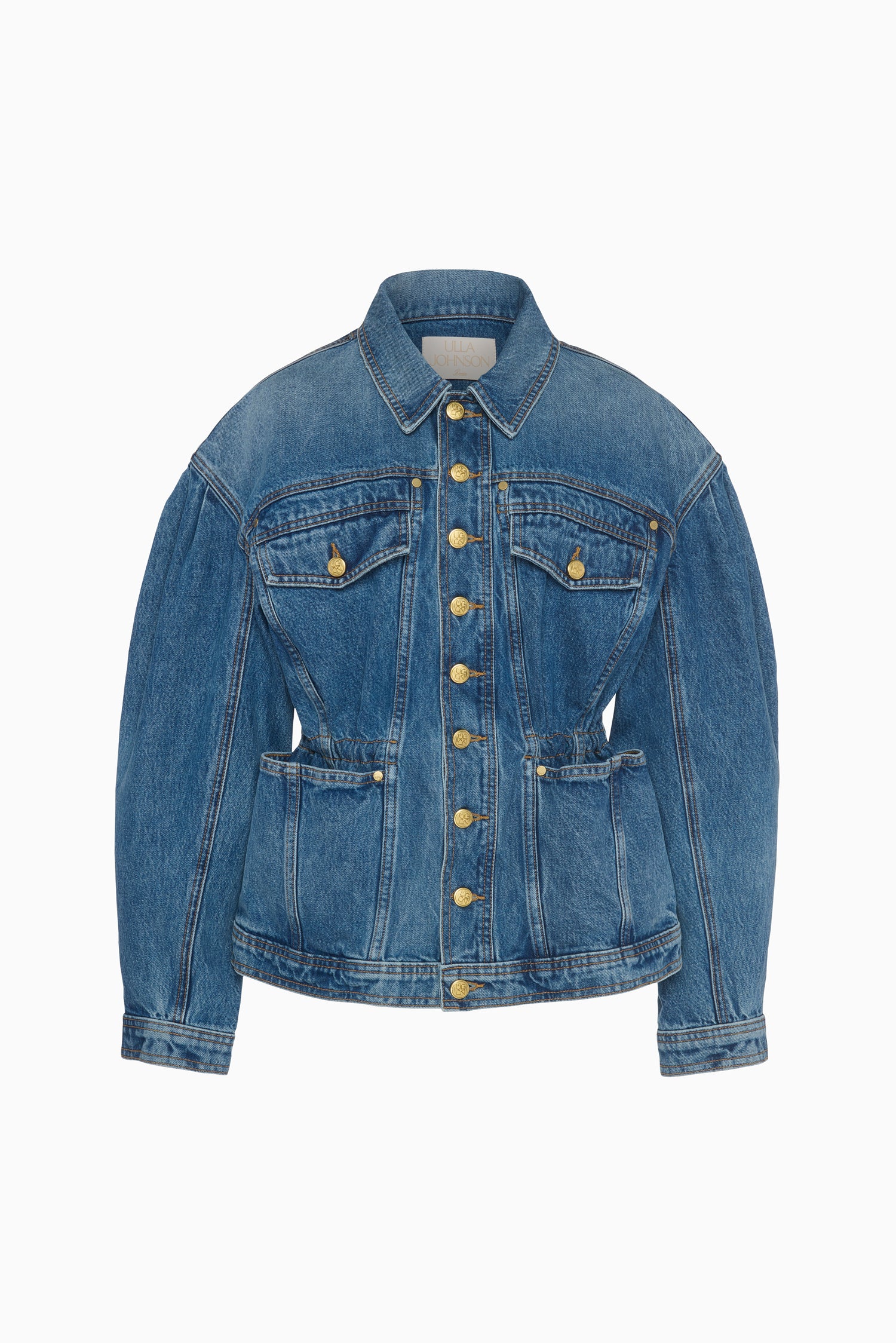 The Odette Jacket - Danube Medium Indigo Wash