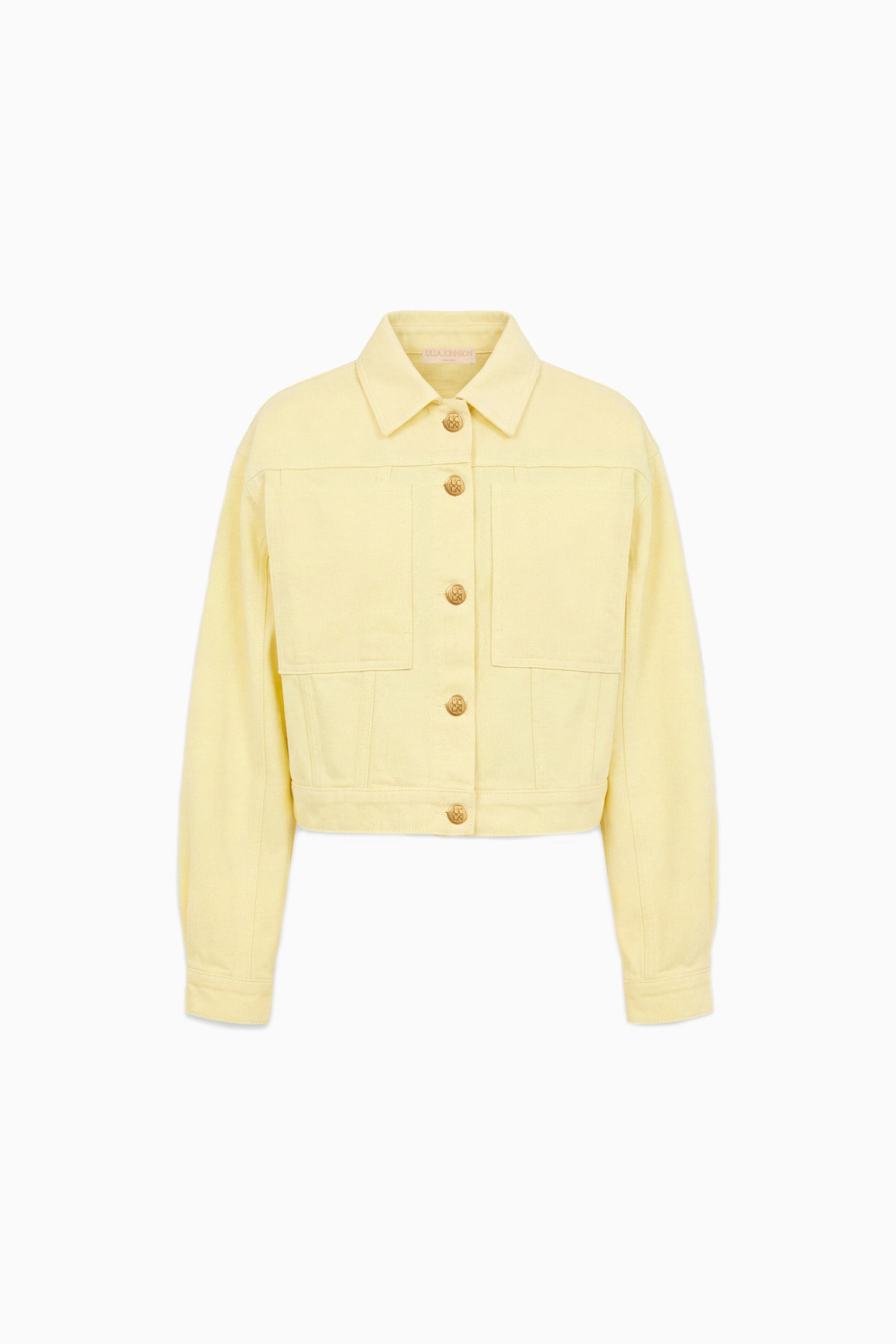 The Briar Collarless Denim Jacket - Chantilly