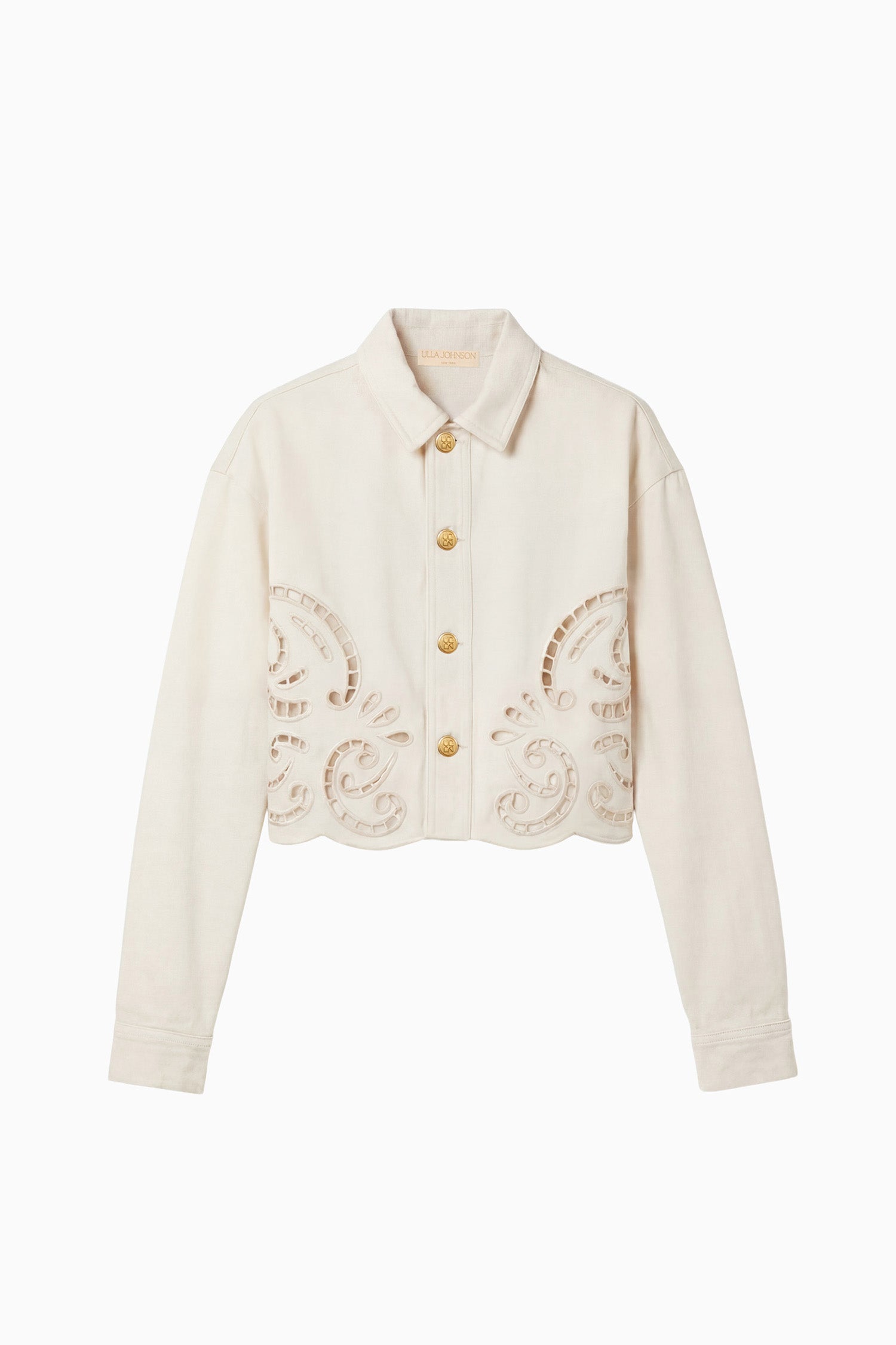 The Bobbi Jacket with Eyelet - Cowrie