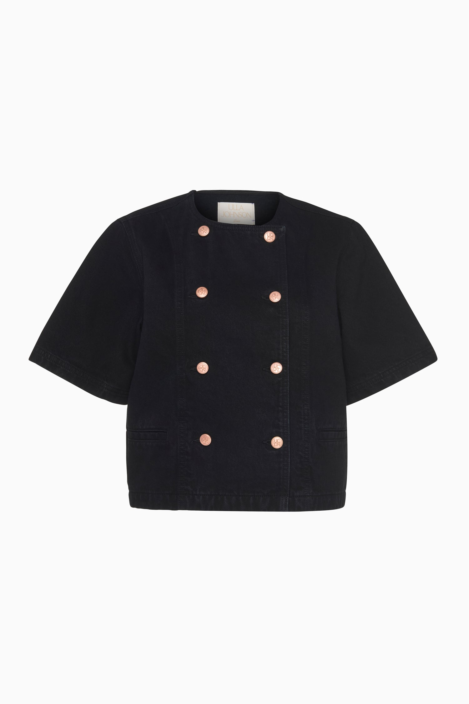 The Serge Shirt Sleeve Jacket - Noir