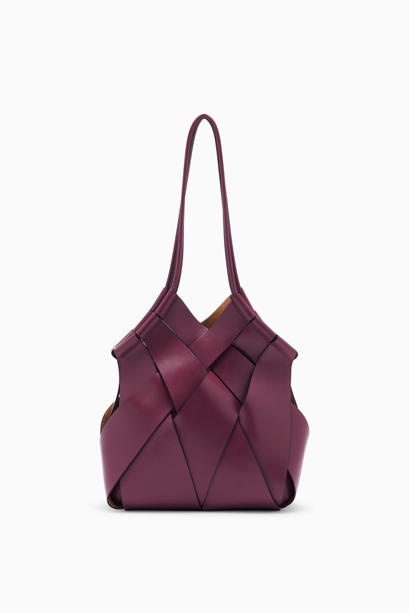 Charlotte Shoulder Bag - Bordeaux Handcrafted Leather
