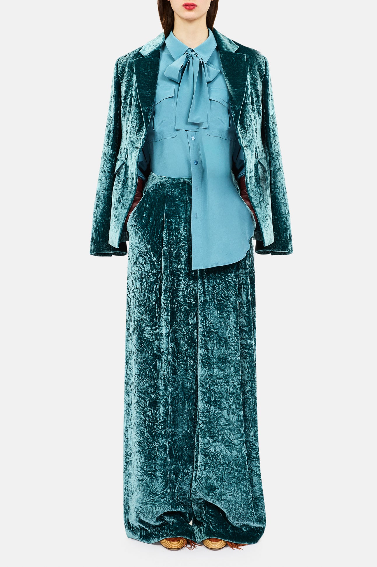 Ellery Velvet Jacket - Jadeite