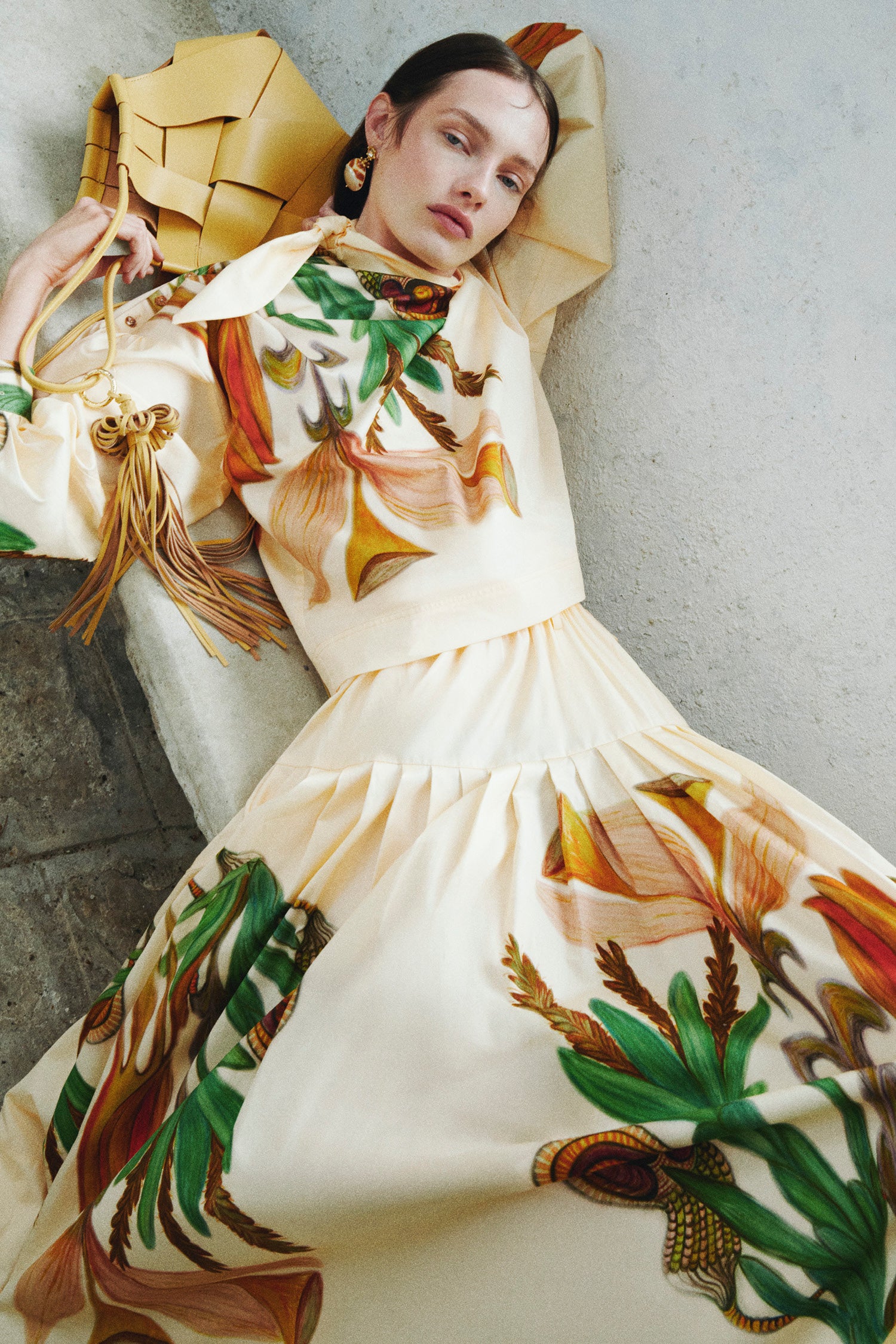 Ulla Johnson Pastel LS Tie Neck Blouse - Inner Nature