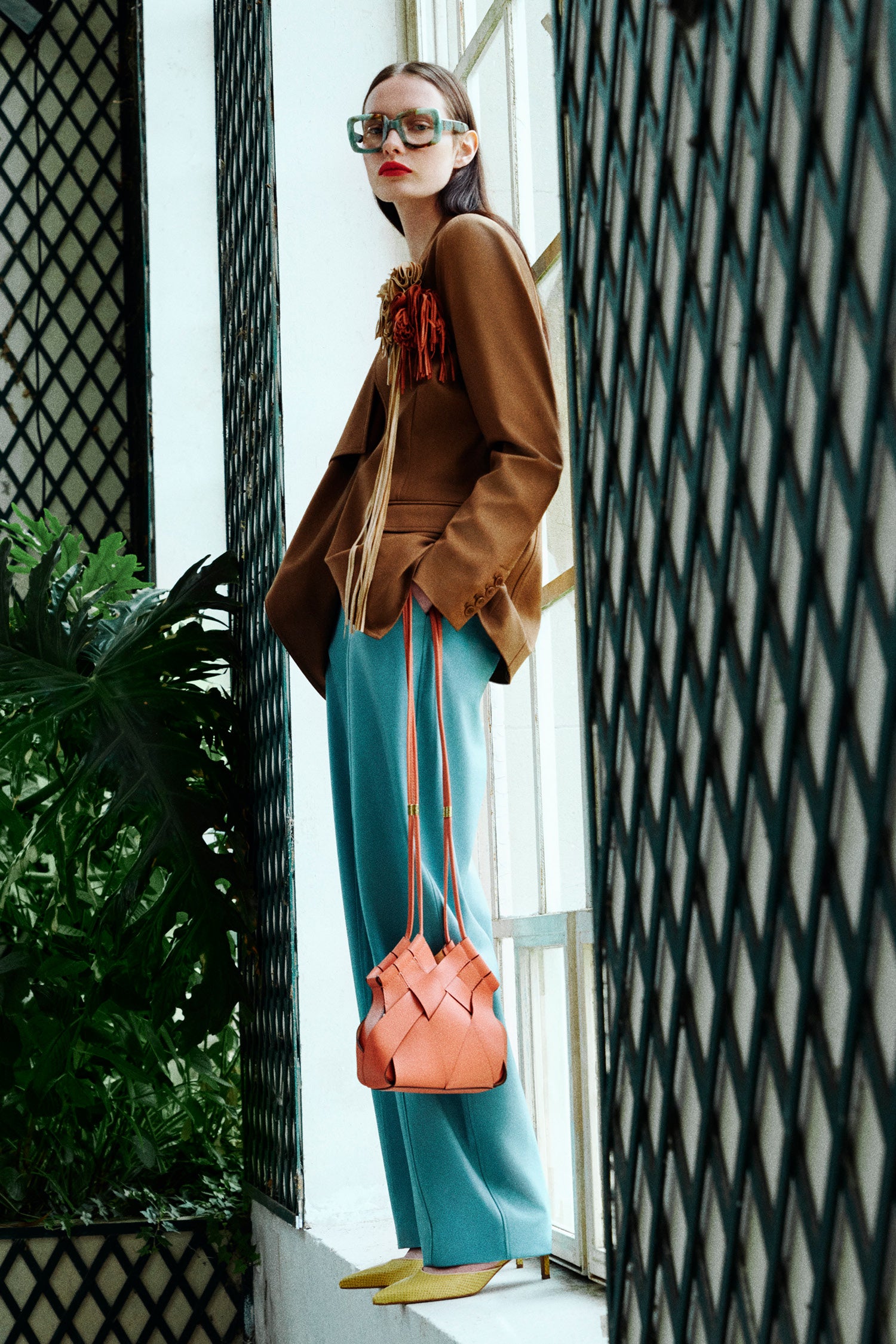 Zehra Draped Jacket - Cinder