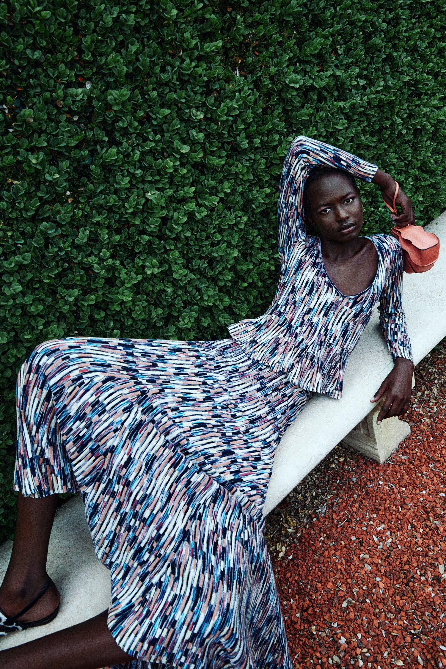 Marceline Multicolor Long Skirt - Oasis