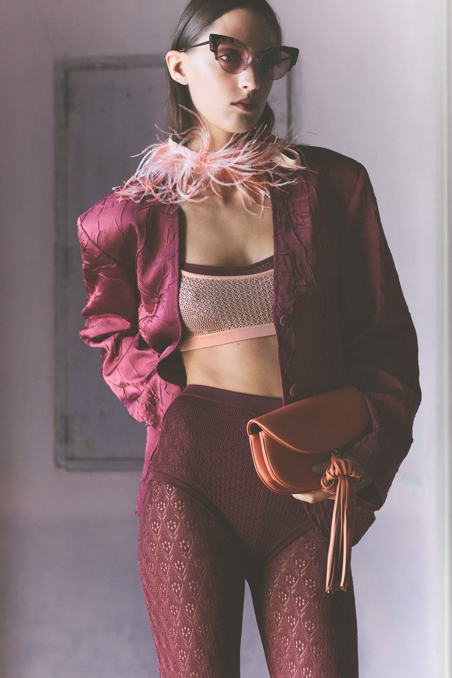 Ulla Johnson Tara Knit Bralette - Peony