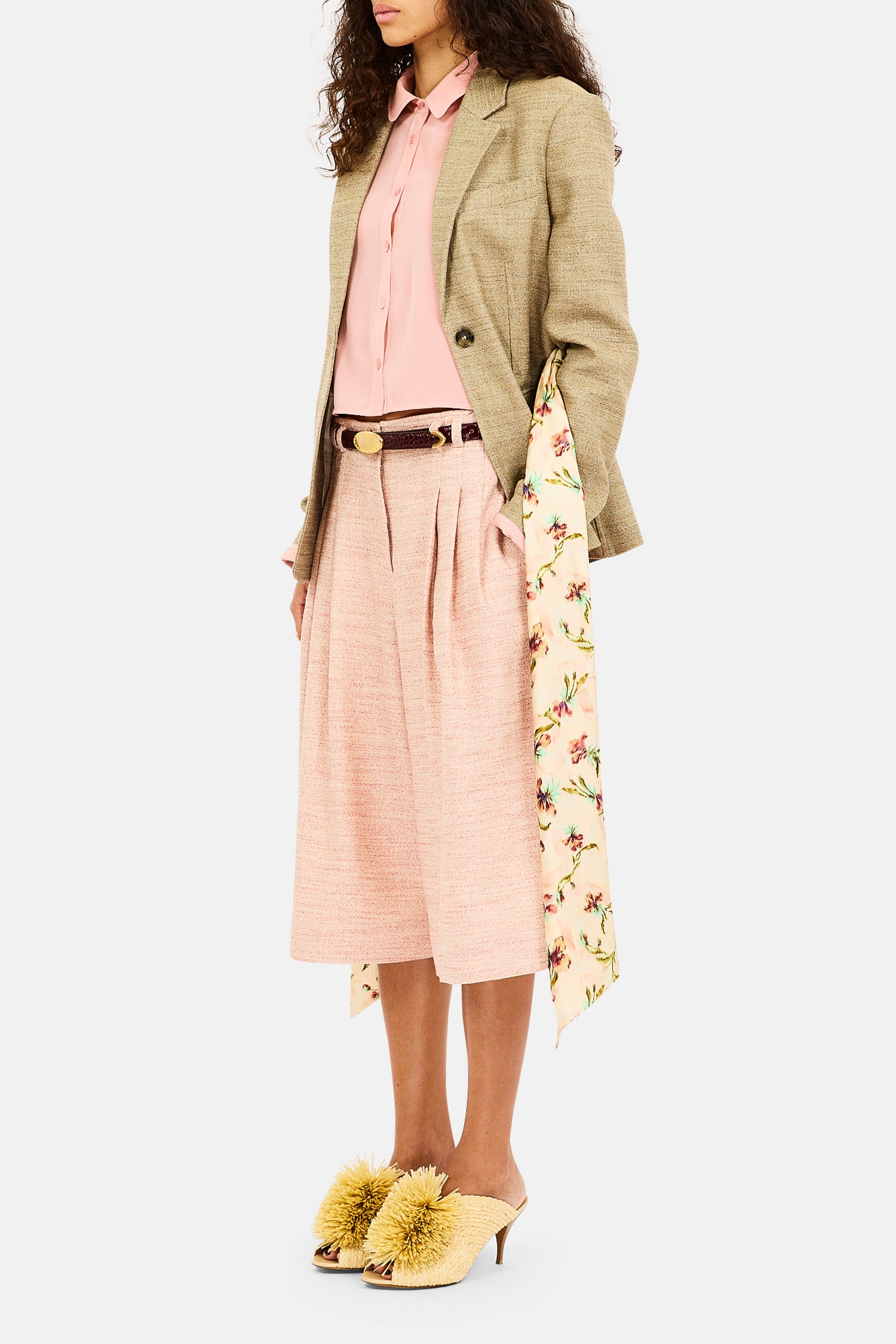 Ulla Johnson Sybil Draped Blazer - Desert