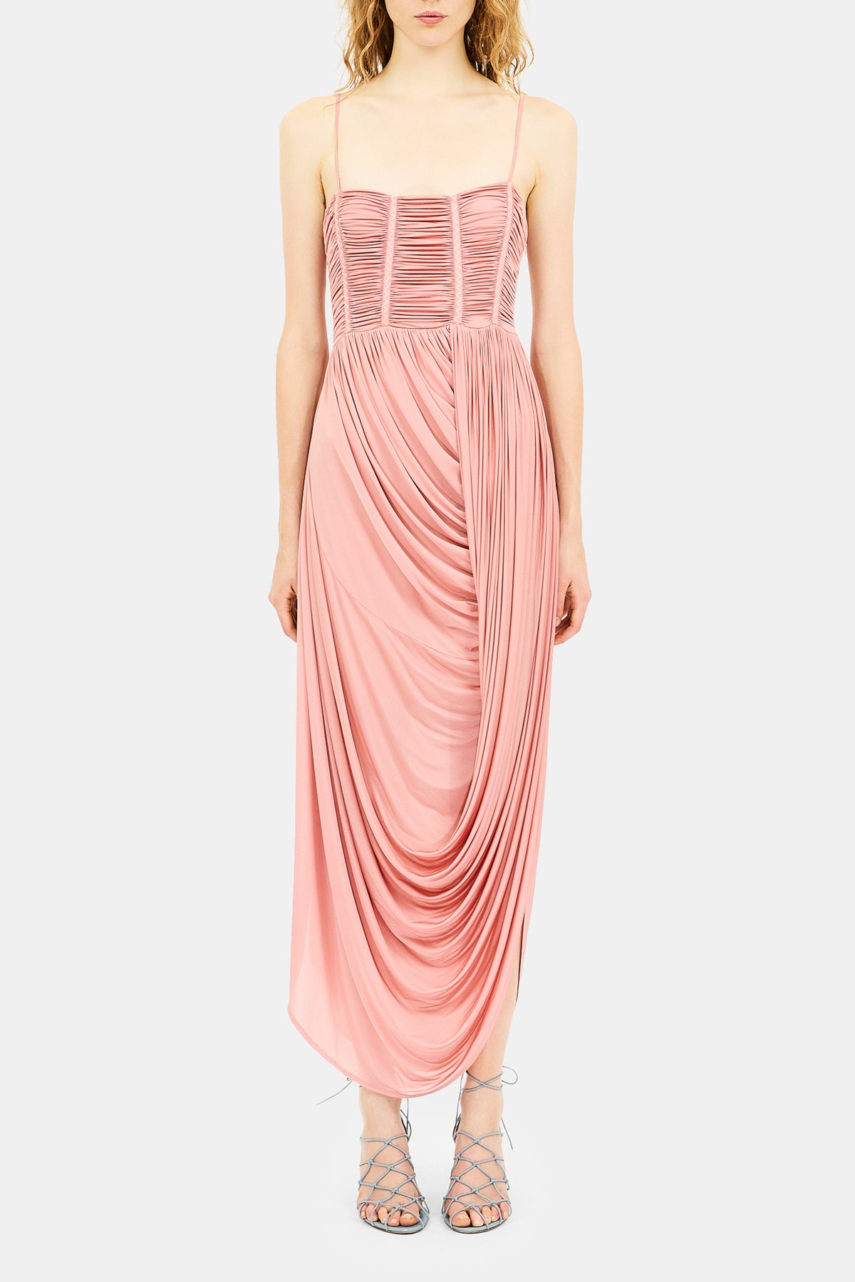 Antonia Draped jurk - Peony