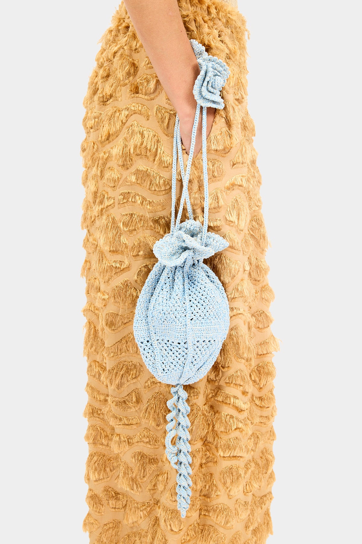 Crochet Mermaid Pouch – Harbor Melange