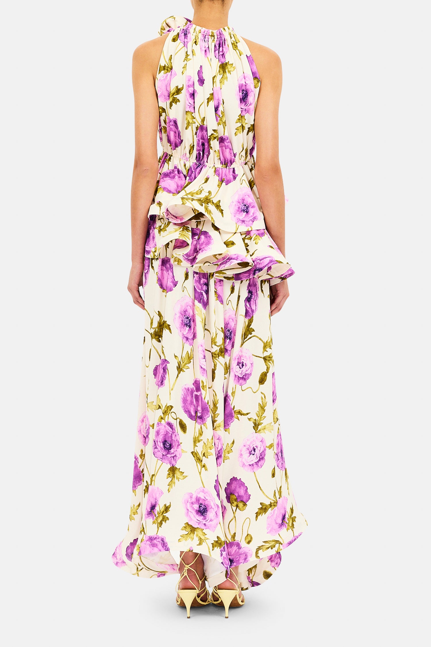 Ulla Johnson Haut péplum halter Mireille - Lila