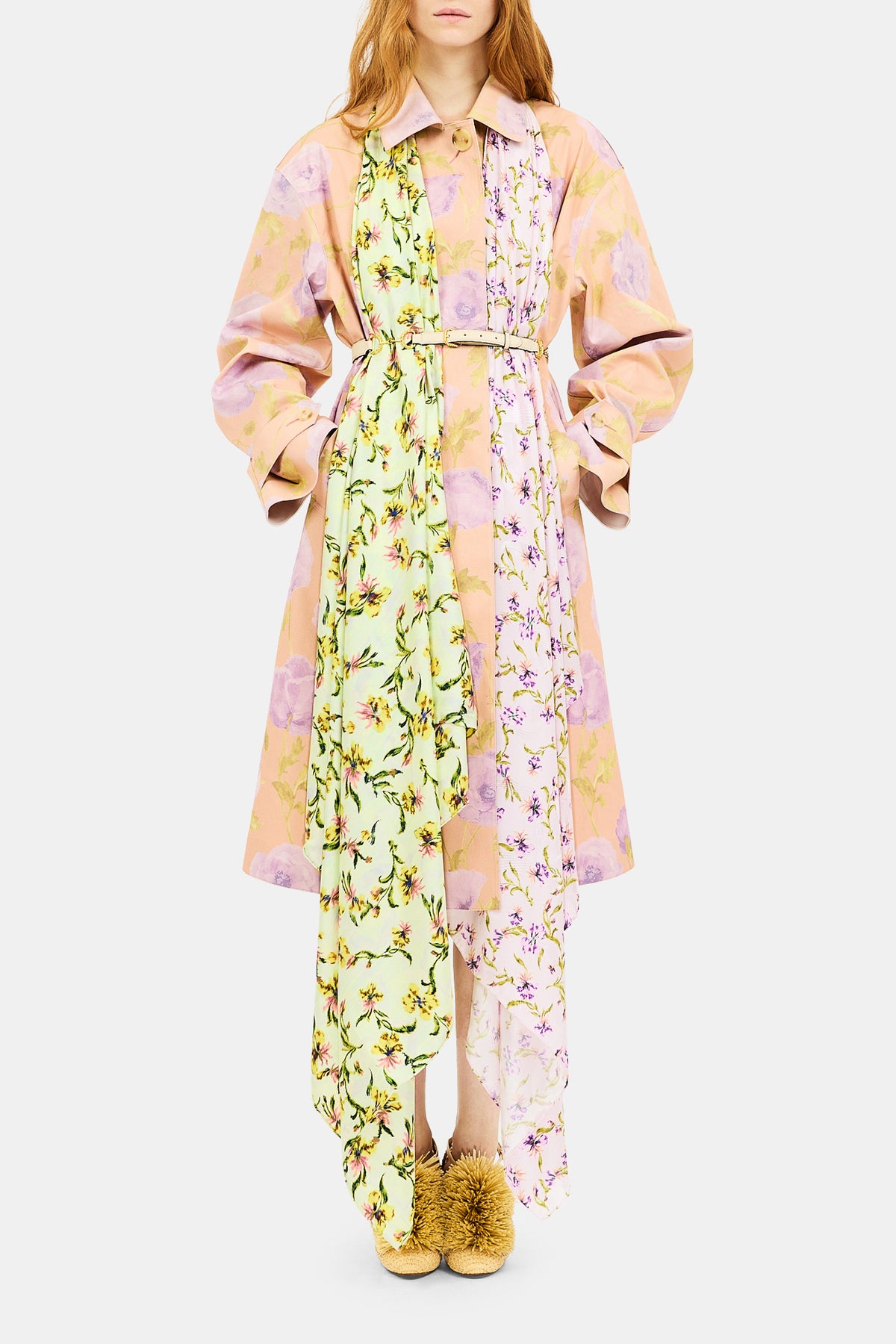 Trench-Coat Imprimé Cadogan - Blush Poudré