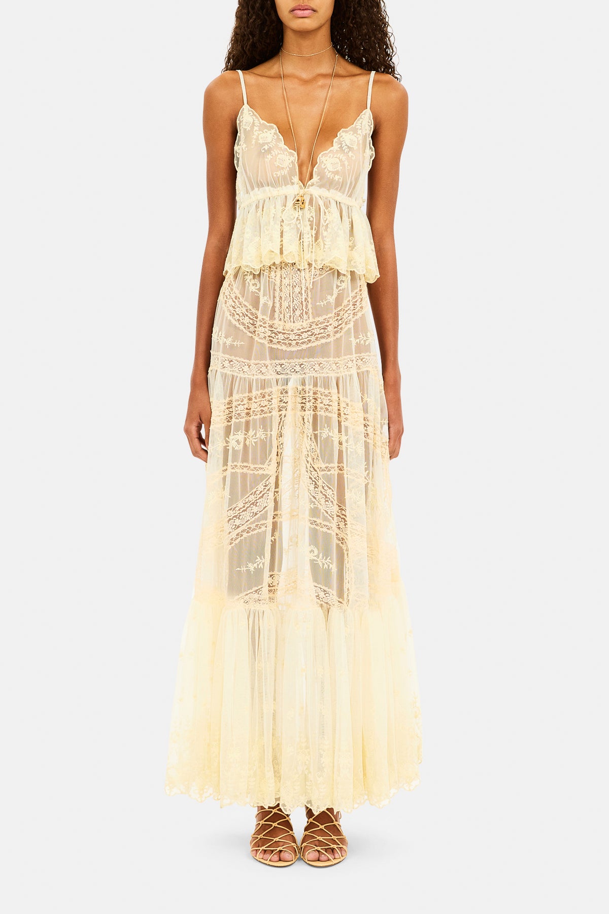 Jupe Maxi Margherite - Pearl