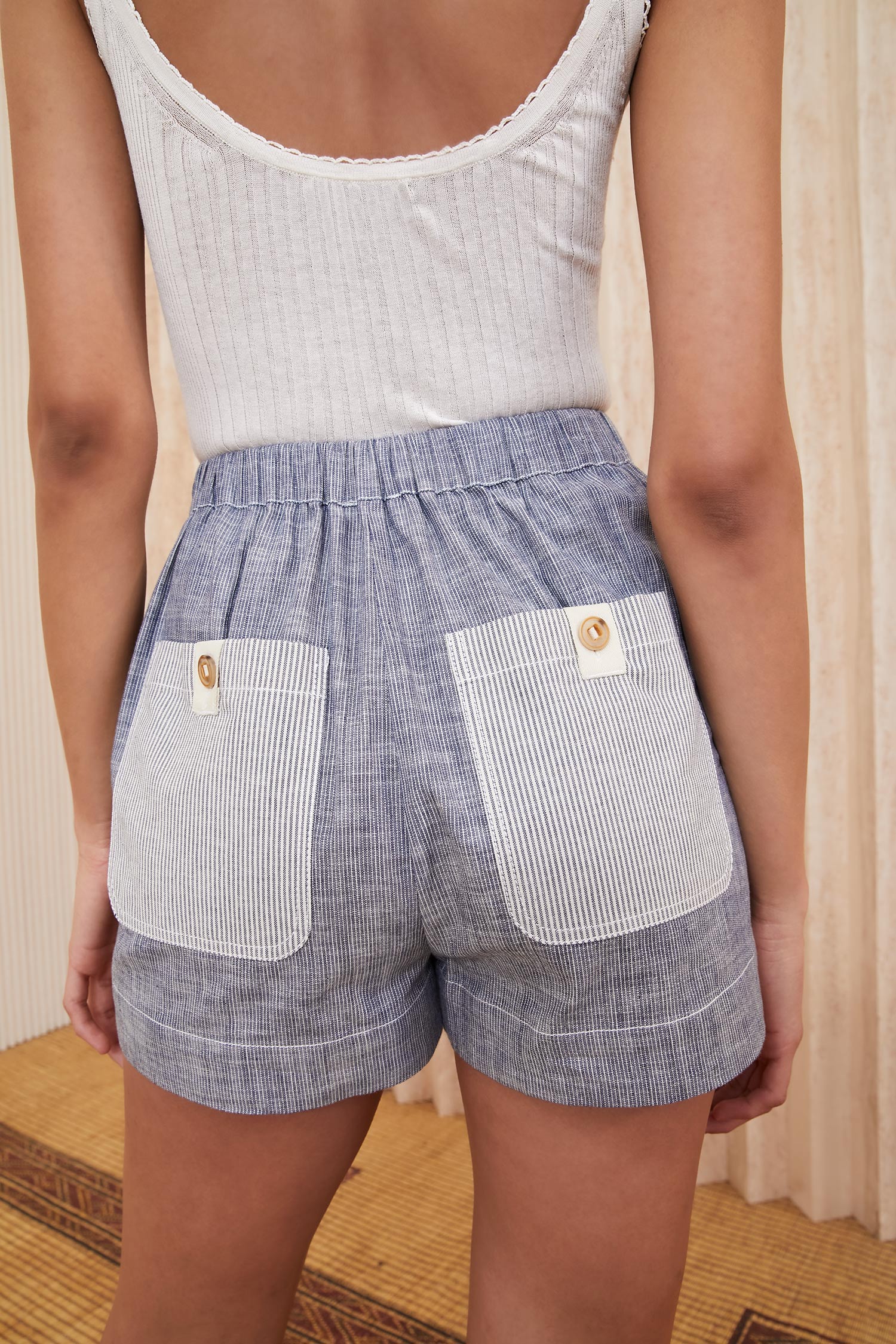 Ulla Johnson Gracie Shorts - Granite