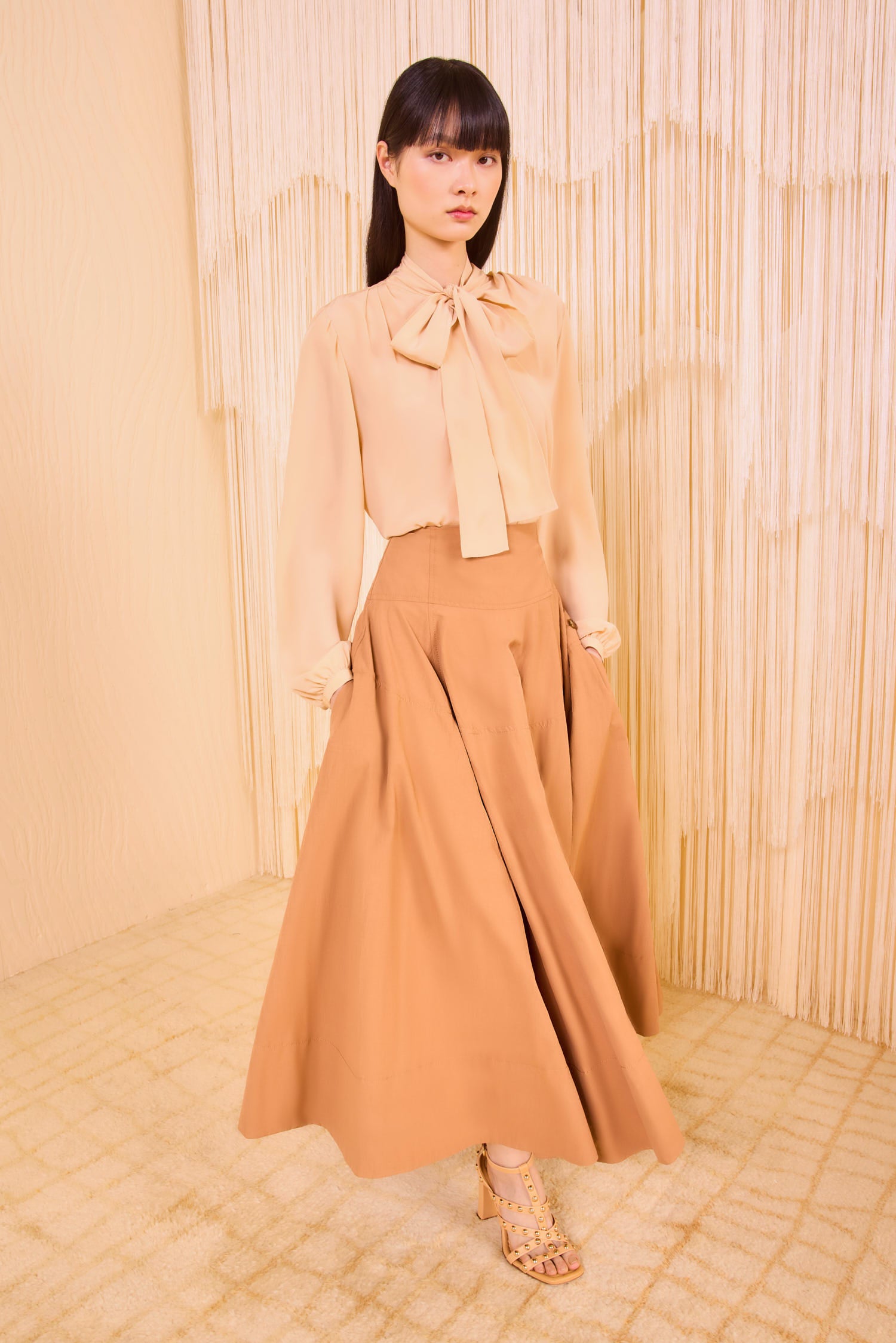 Cedar Side Button Skirt - Mesa