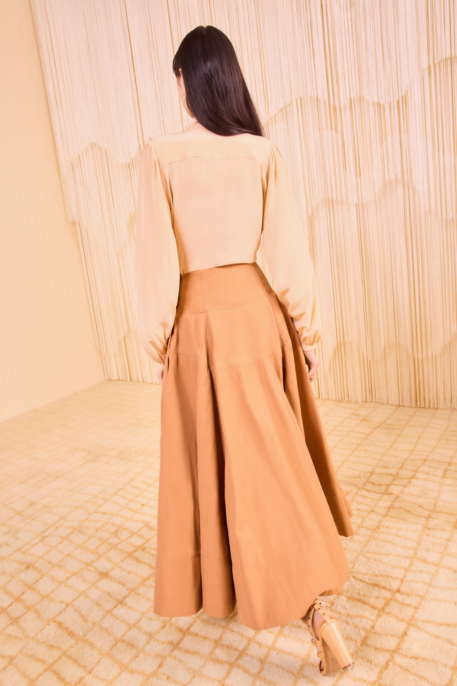 Cedar Side Button Skirt - Mesa