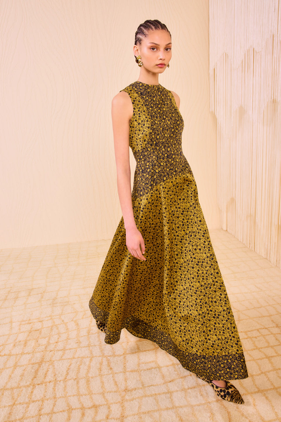 Isadora Drop Waist Dress - Lynx
