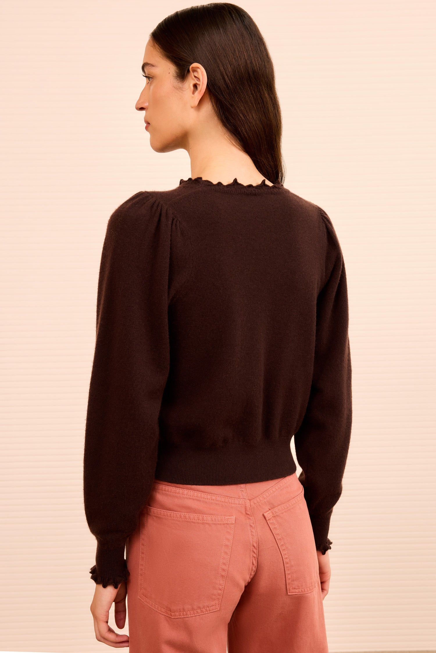 Ulla Johnson Adette Long Sleeve Pullover - Wenge