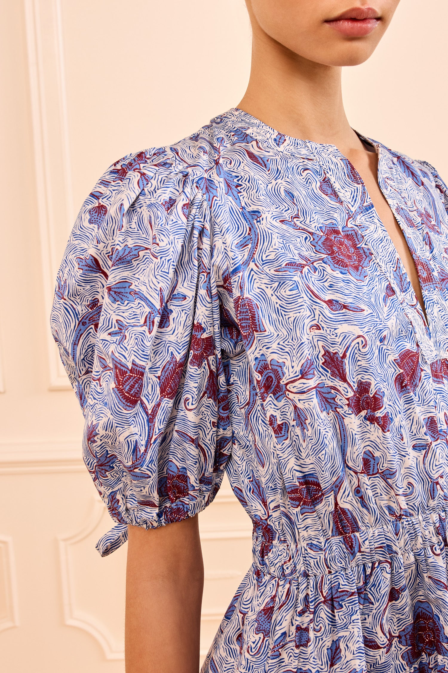 Adriana Cotton Dress - Gardenia