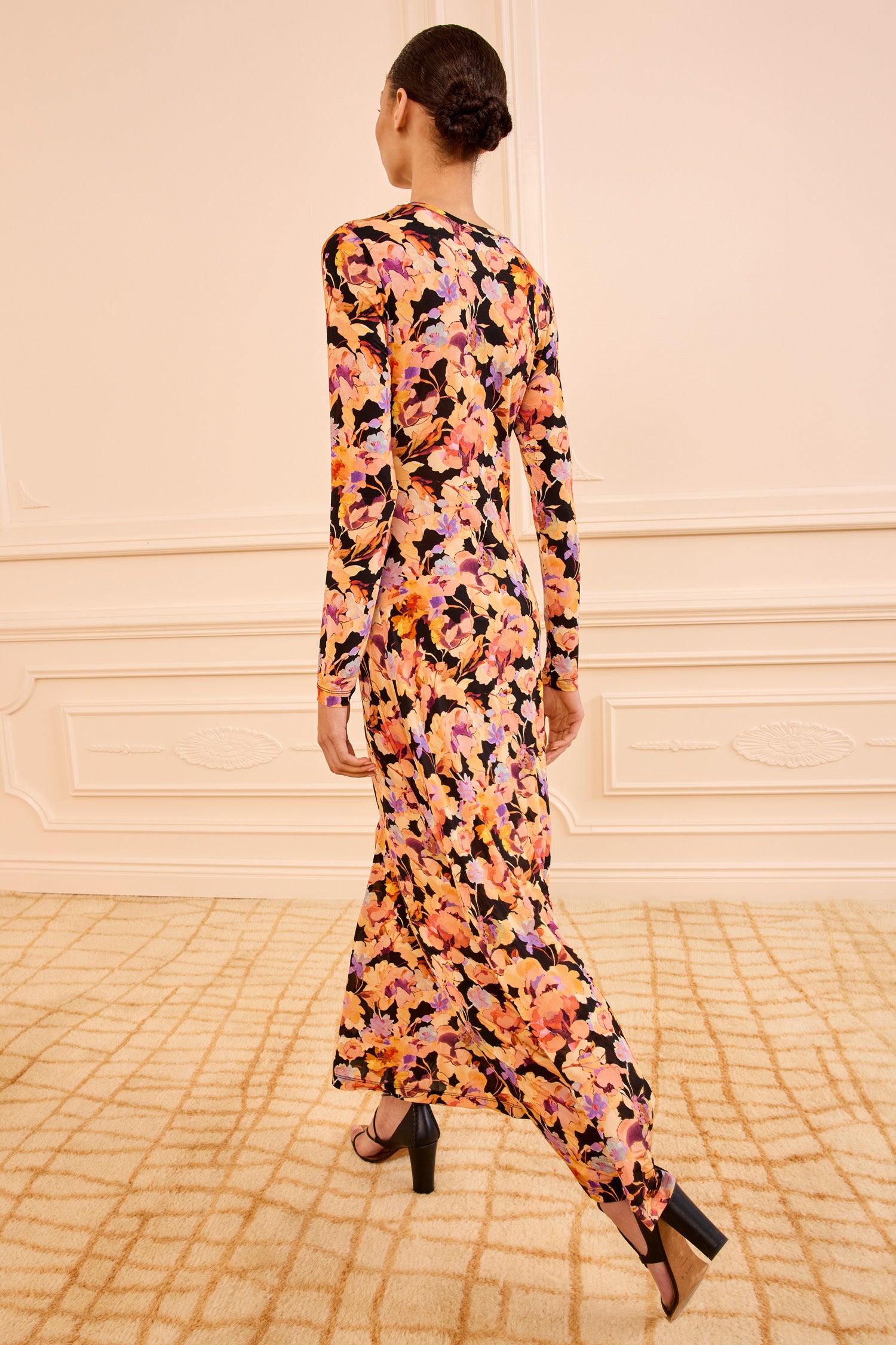 Ulla Johnson Amari Jersey Dress - Night Bloom