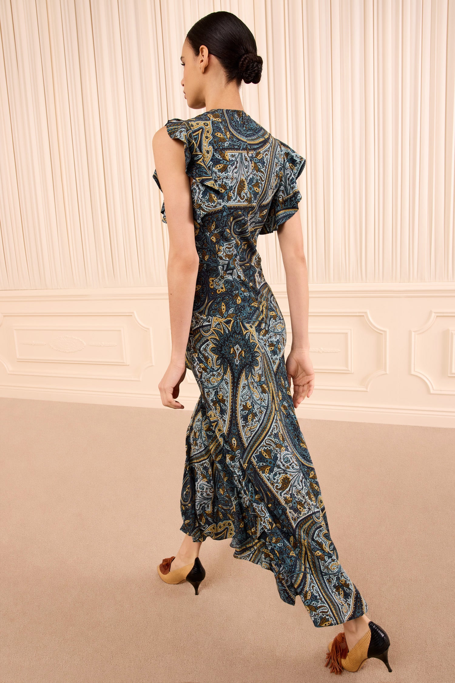 Ulla Johnson Ameline Sleeveless Silk Dress - Prussian