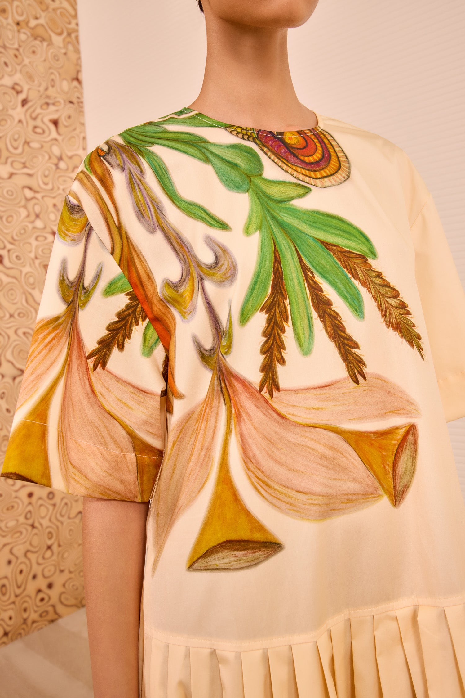 Ulla Johnson Aniline Drop Waist Cotton Dress - Inner Nature