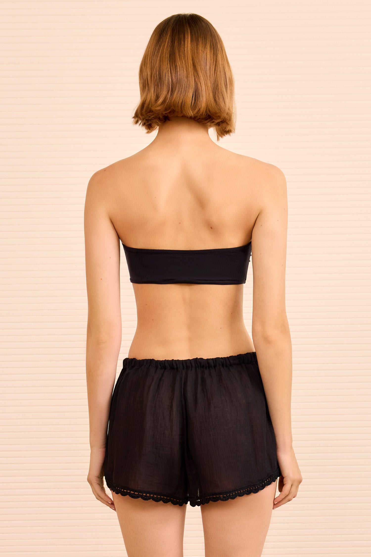 Ulla Johnson Aran Coverup Short - Noir