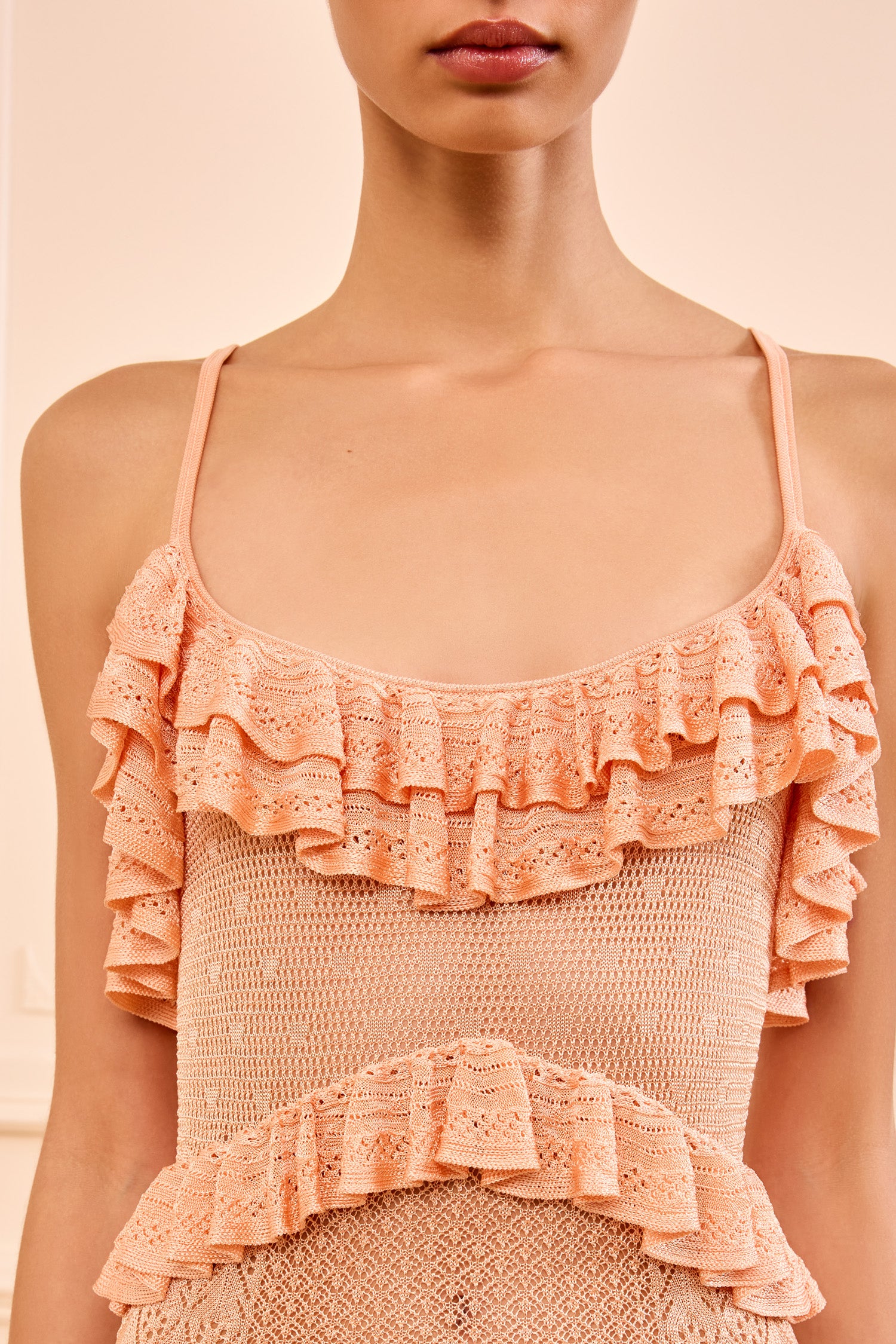 Ulla Johnson Bania Knit Bodysuit - Peony