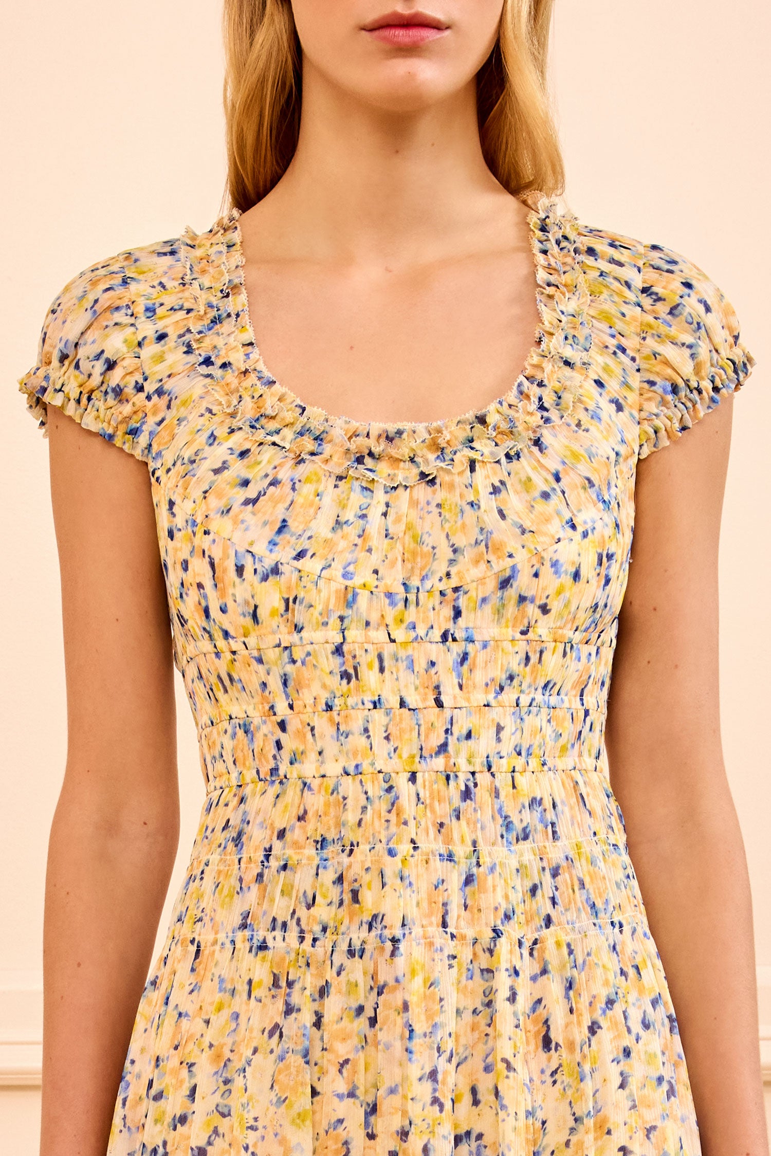 Ulla Johnson Calliope Silk Midi Dress - Daffodil