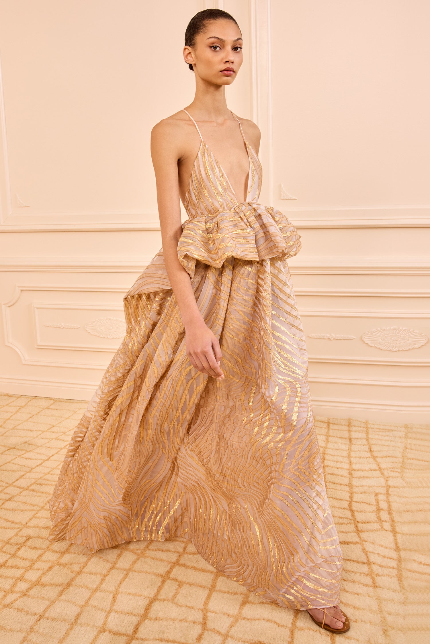 Ulla Johnson Camelia Gown with Lurex - Nautilis