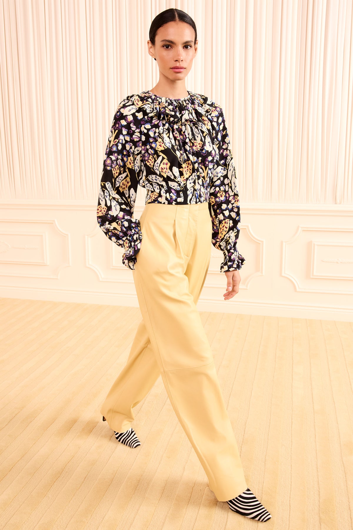 Celesta Ruffled Blouse - Botanica