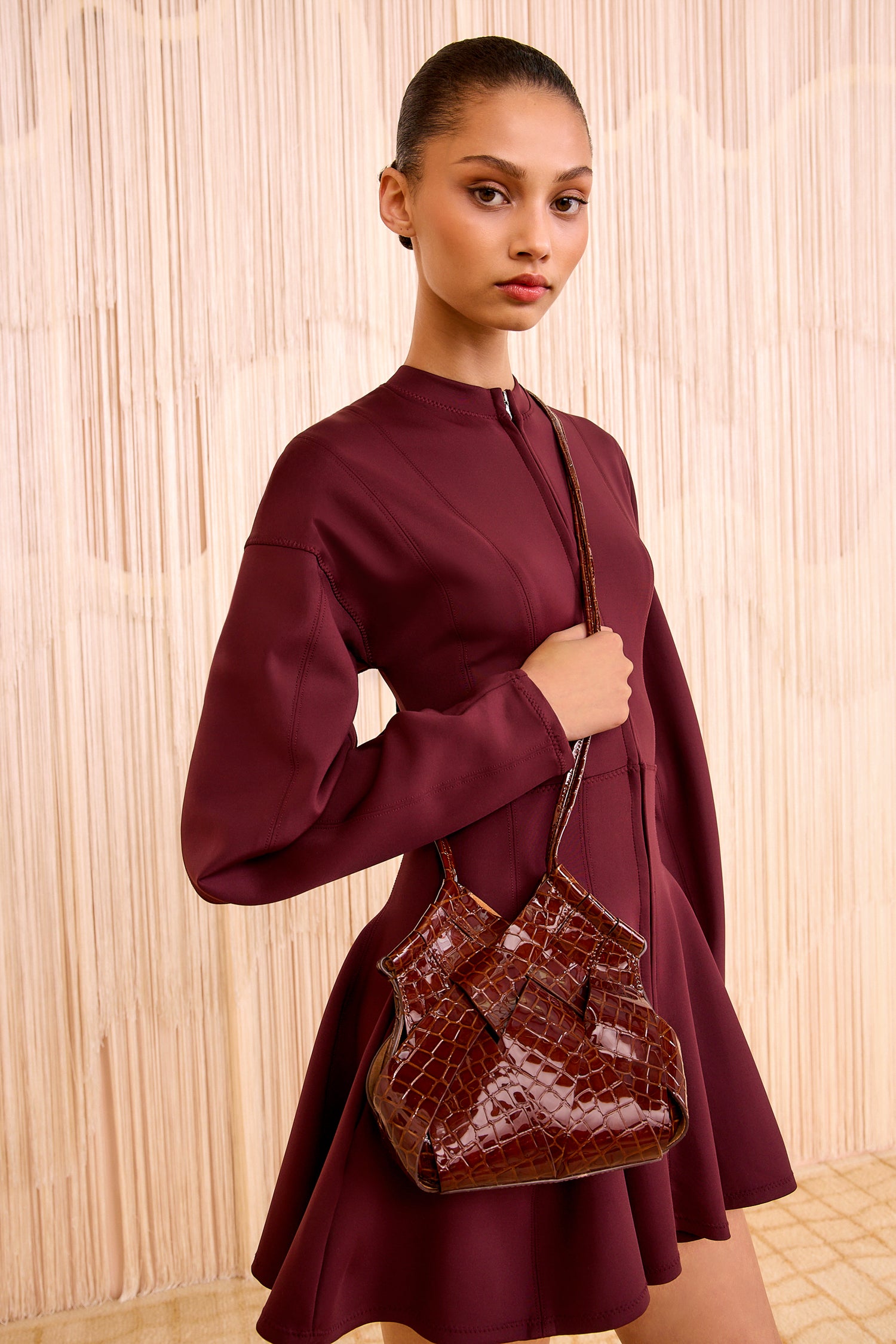 Charlotte Crossbody - Chestnut