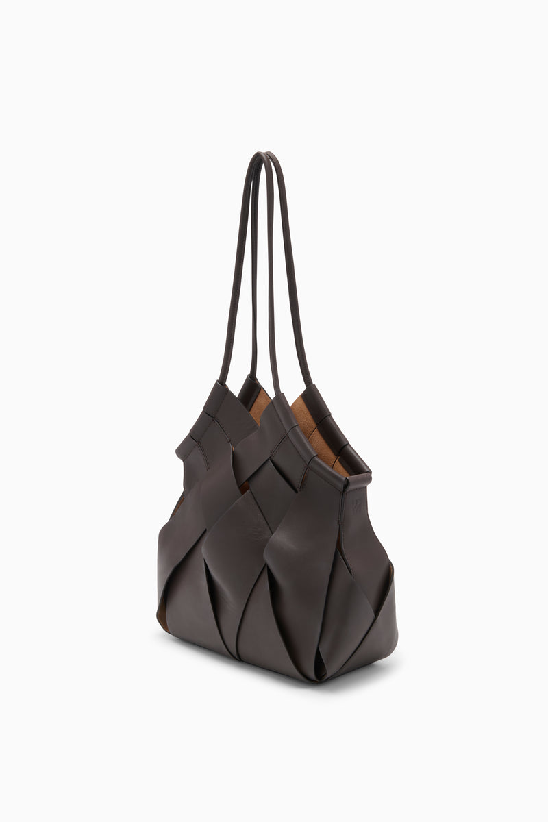 Charlotte Shoulder Bag - Wenge Handcrafted Leather Shoulder