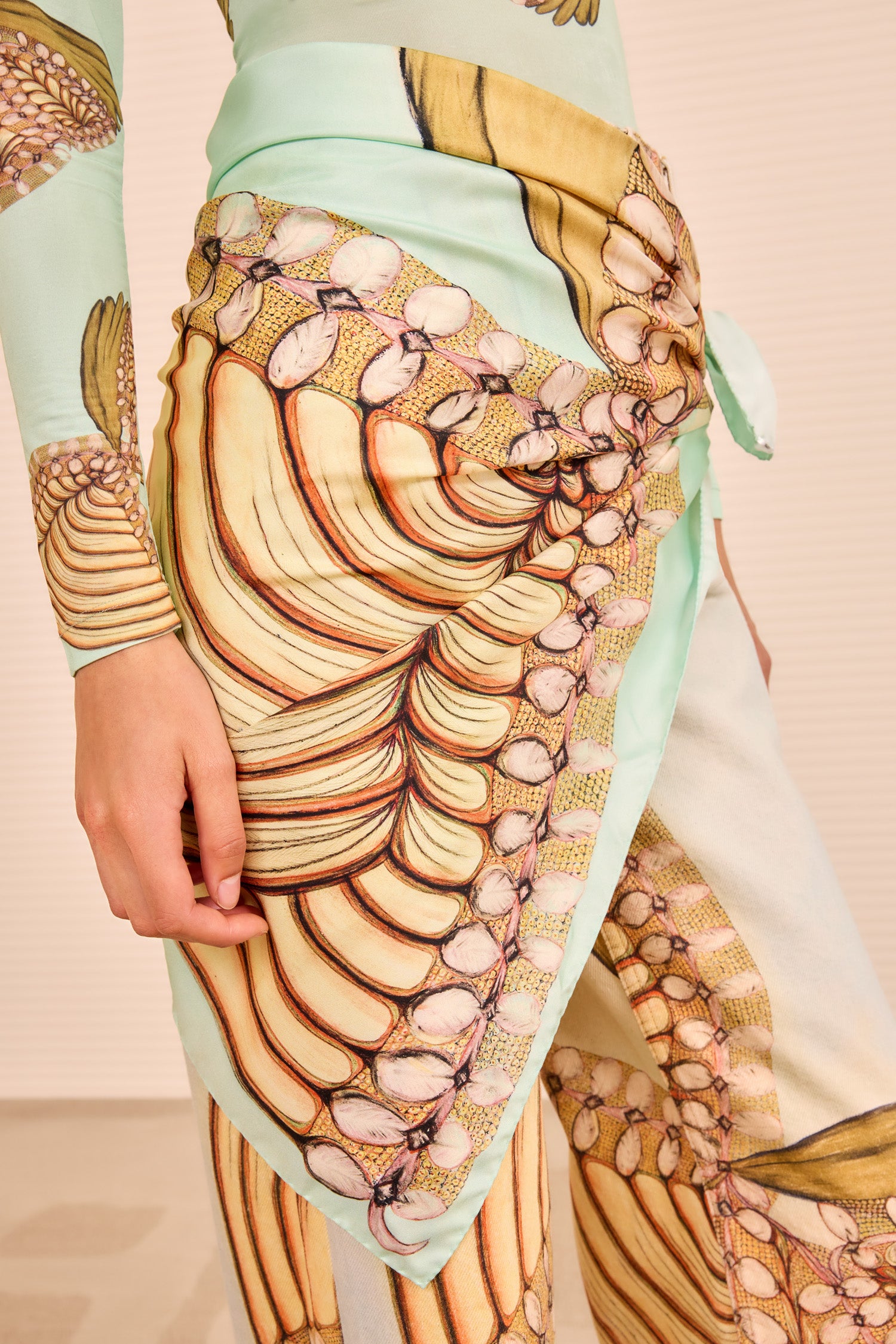 Chiara Scarf - Water Blossoms