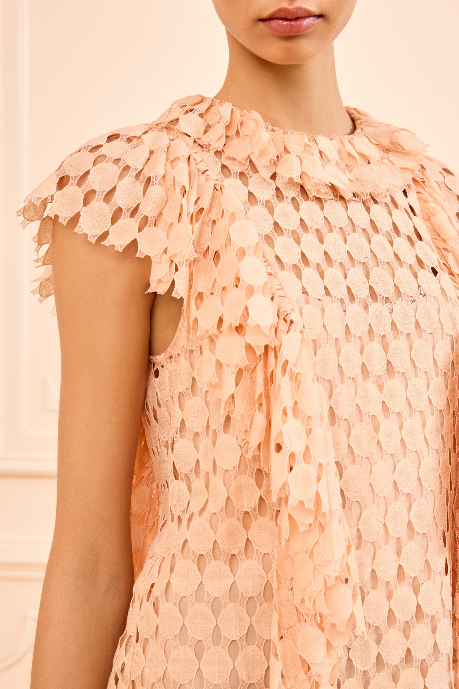 Ulla Johnson Daevy Lace Top - Blush