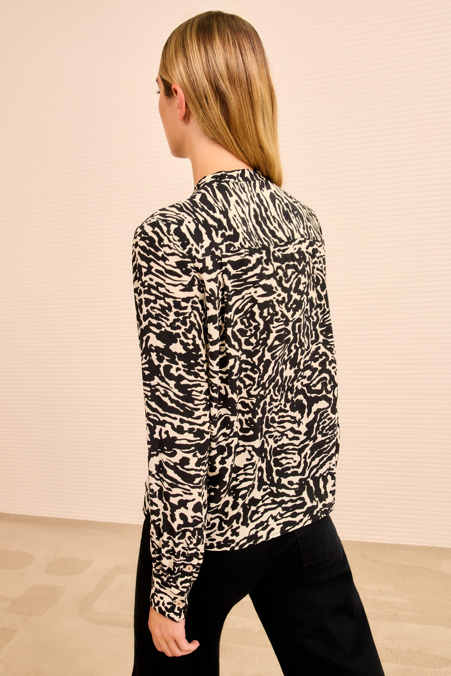 Delvine Blouse - Spotted Jasper