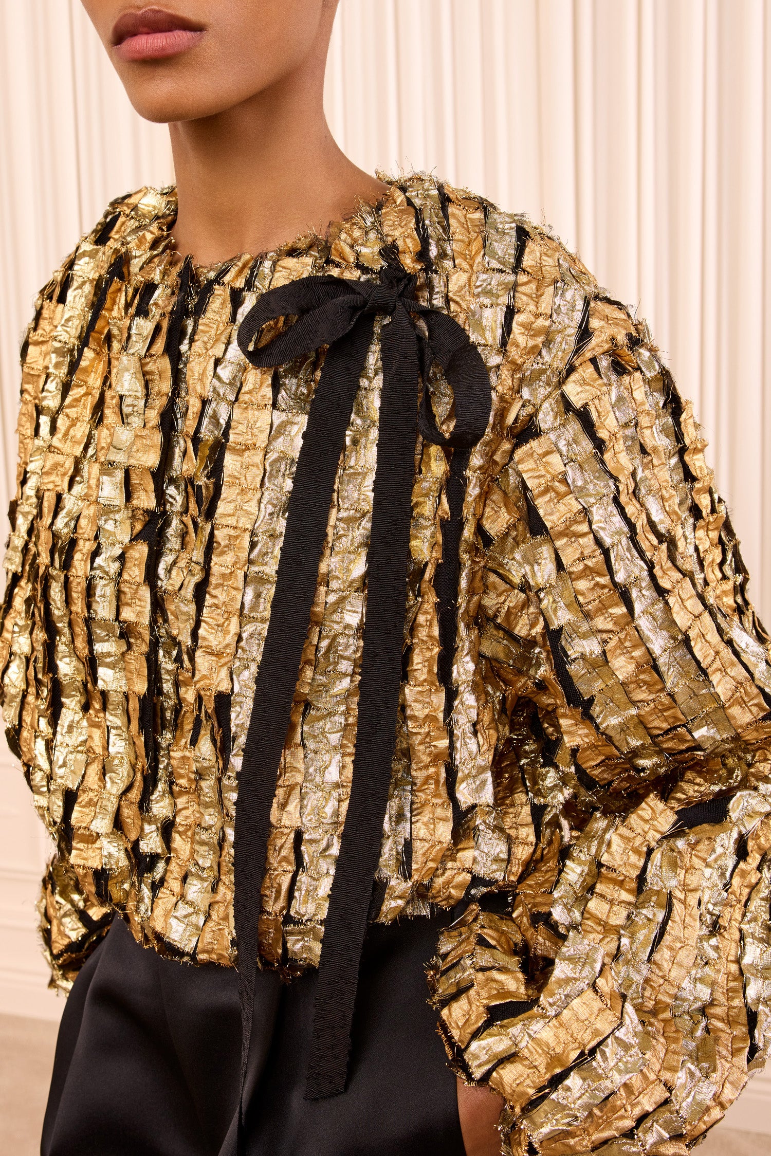 Ulla Johnson Eden Lurex Jacket - Gold