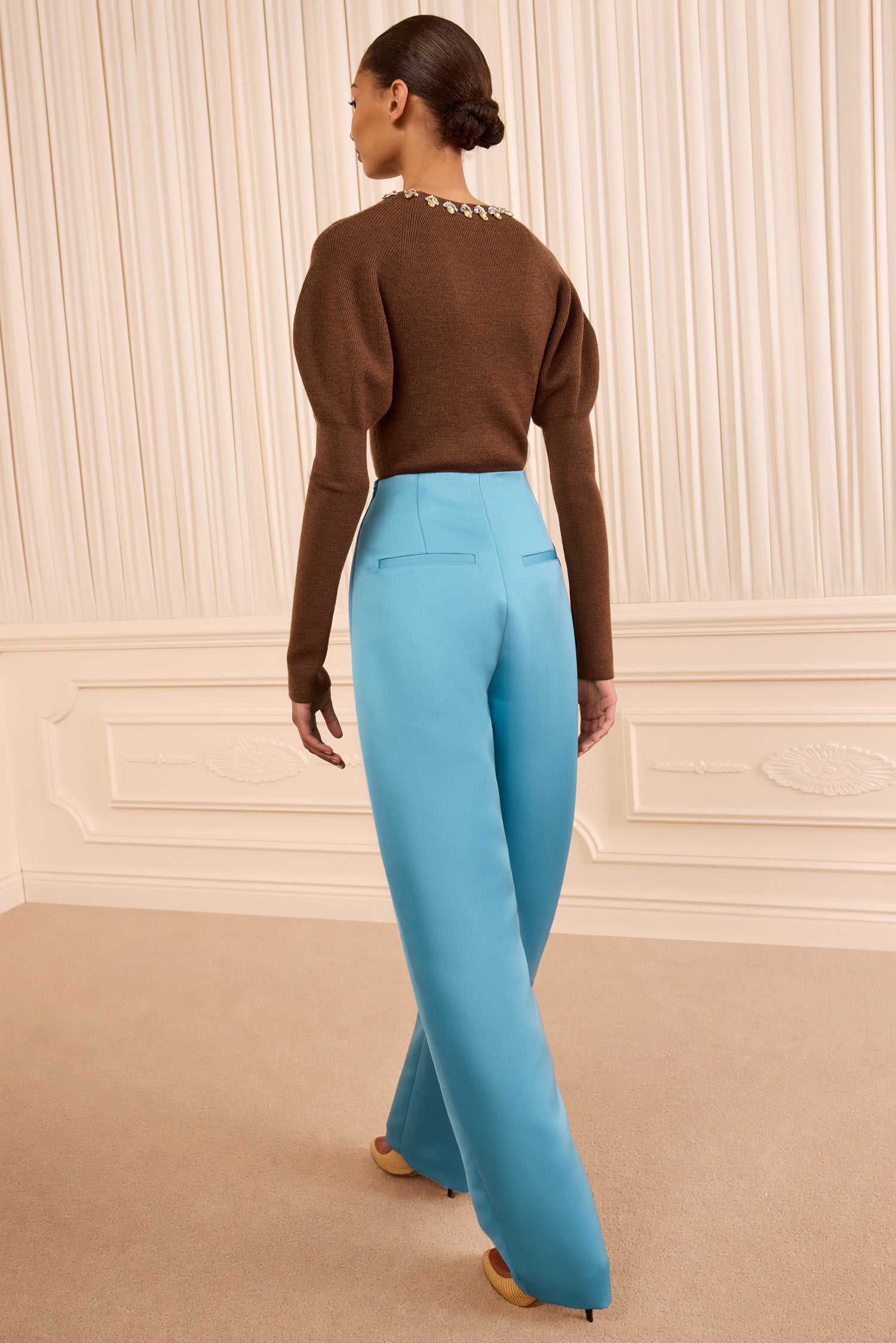 Ulla Johnson Edlyn Satin Pant - Heron