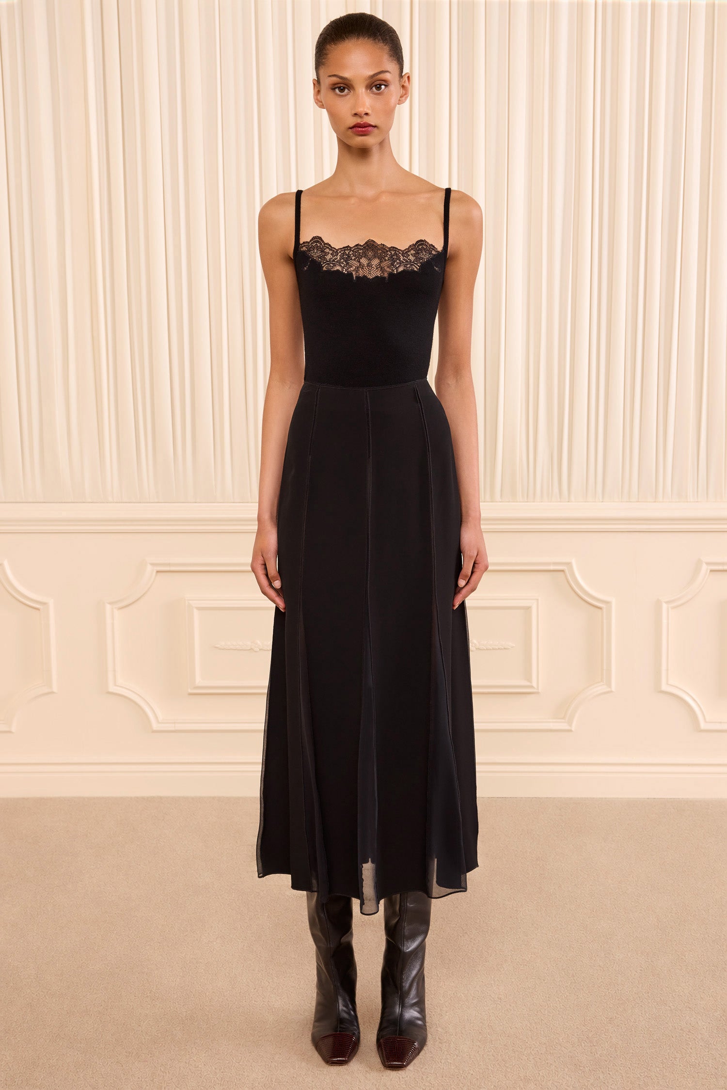 Ulla Johnson Elia Midi Skirt - Noir
